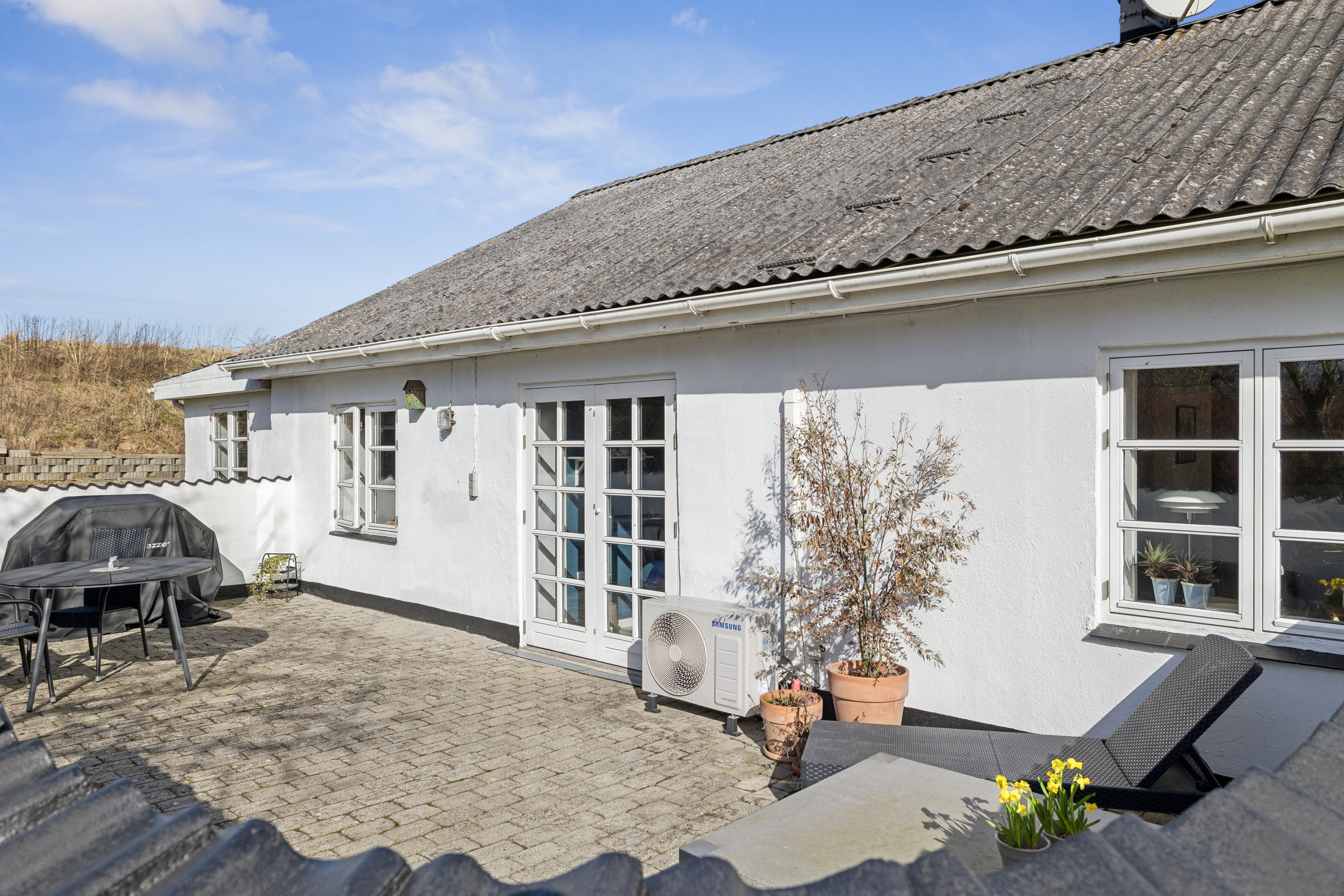 Fremhævet terrasse billede i fuldskærmstilstand. Billede af Aagade 24, Rørbæk, 9500 Hobro