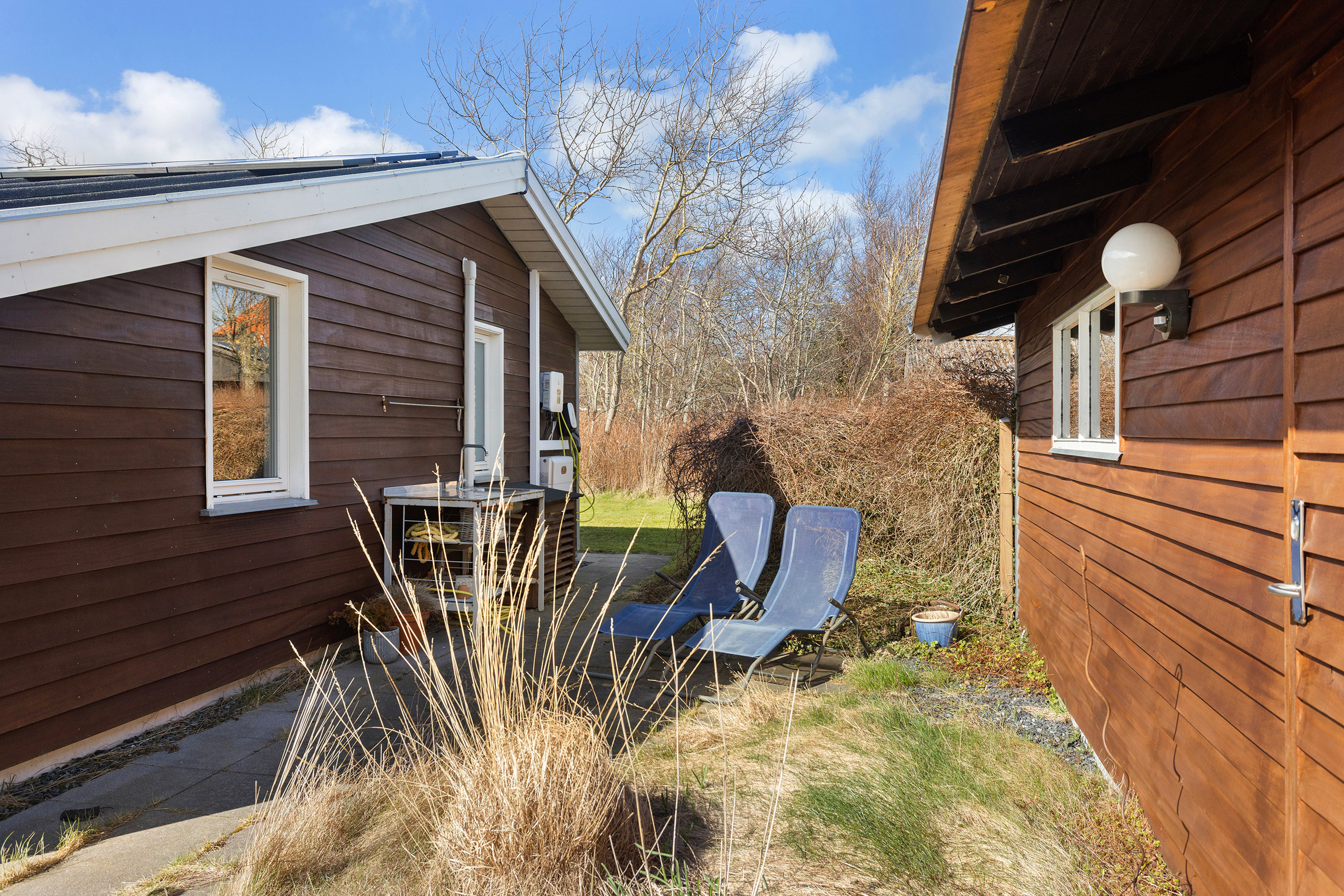 Fremhævet terrasse billede i fuldskærmstilstand. Billede af Rughaven 15A, 9970 Strandby