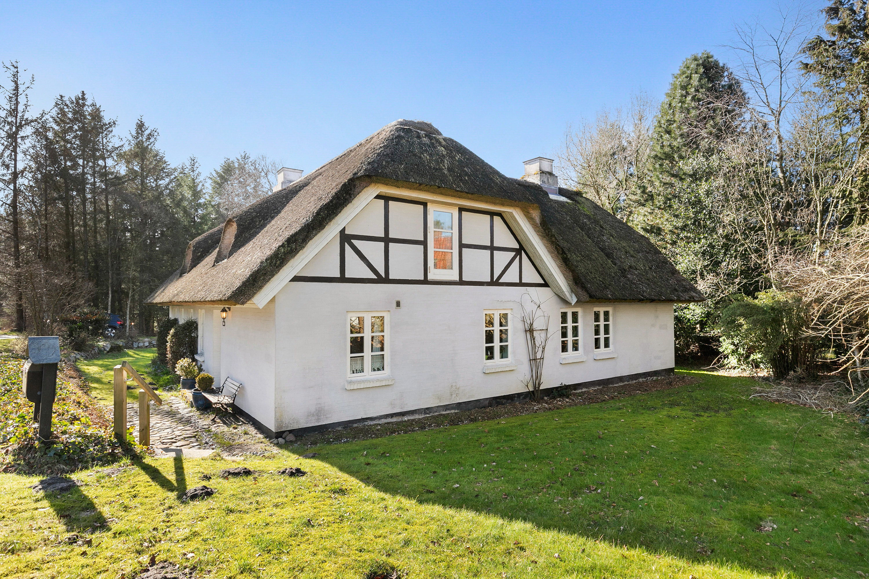 Fremhævet facade billede i fuldskærmstilstand. Billede af Svinkløvvej 343, Hjortdal, 9690 Fjerritslev