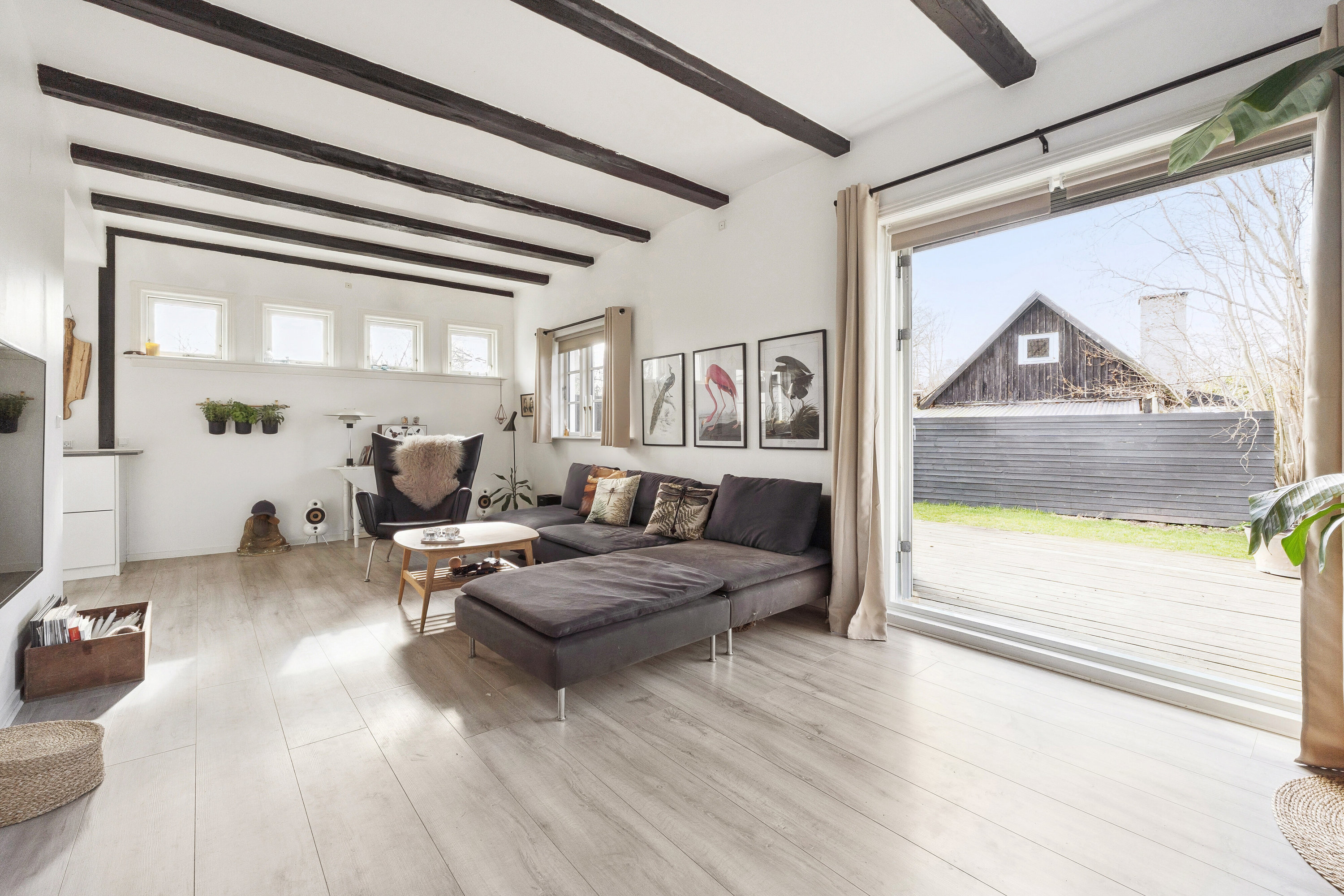 Fremhævet stue billede i fuldskærmstilstand. Billede af Poppel Alle 1B, 3120 Dronningmølle