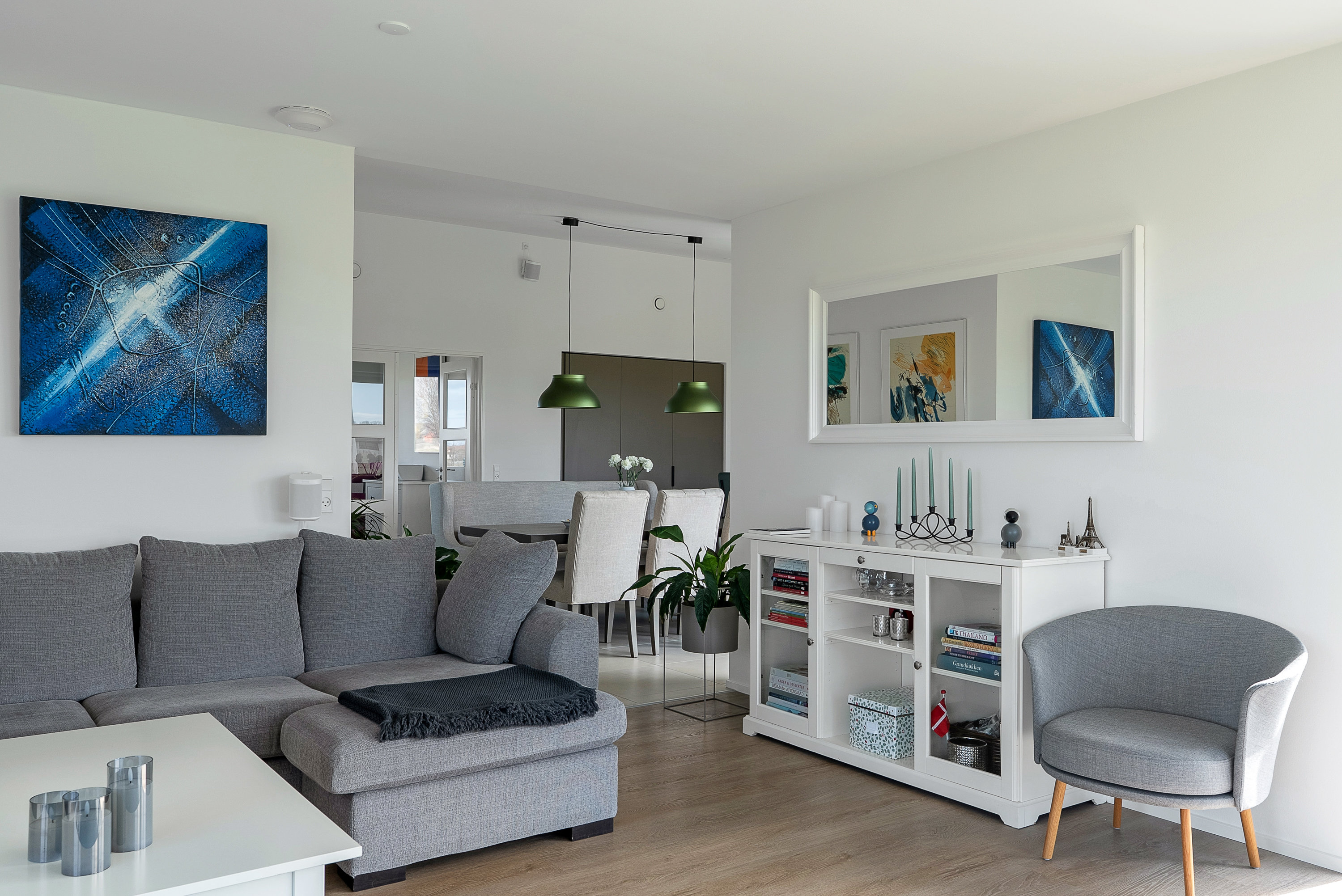 Fremhævet stue billede i fuldskærmstilstand. Billede af Pilegårdsvænget 74, Nordmarken, 5471 Søndersø