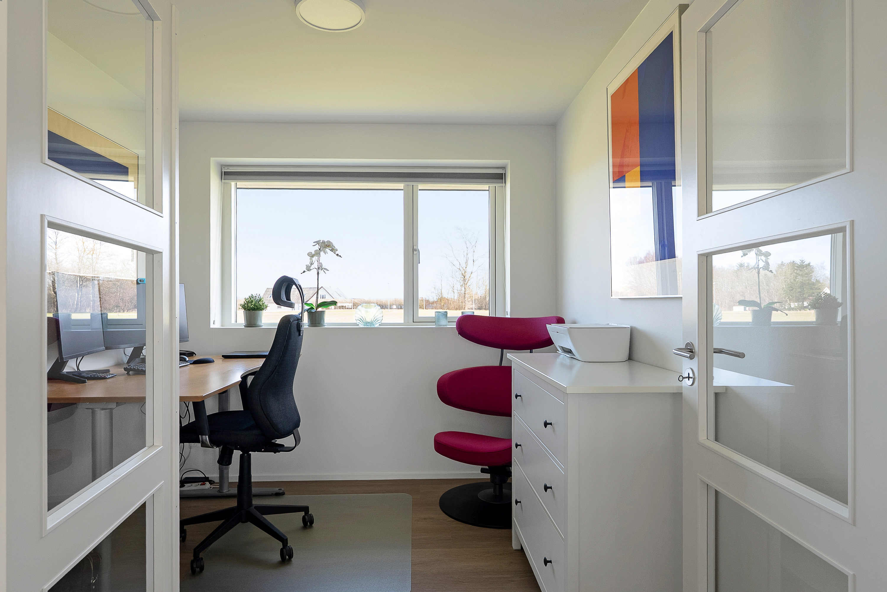 Fremhævet kontor billede i fuldskærmstilstand. Billede af Pilegårdsvænget 74, Nordmarken, 5471 Søndersø