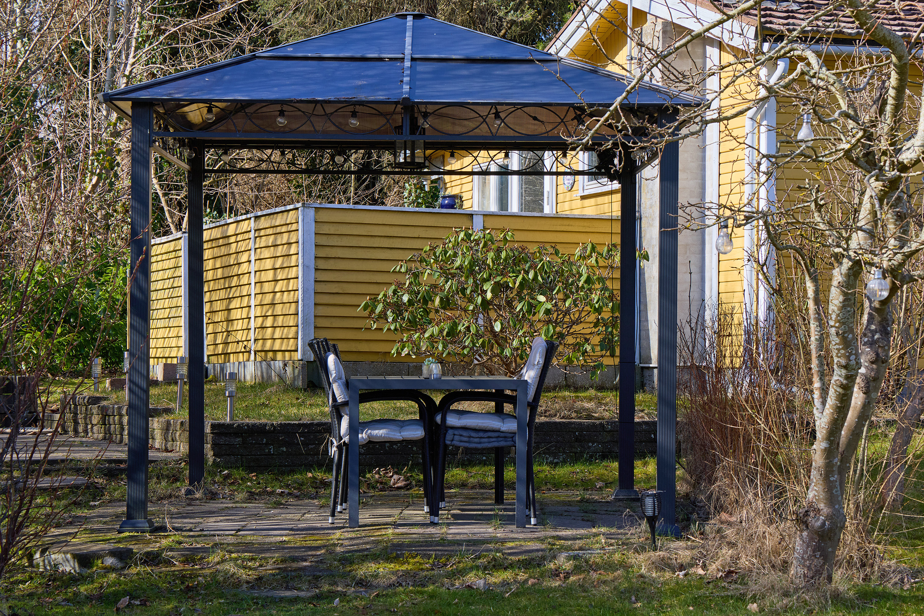 Fremhævet terrasse billede i fuldskærmstilstand. Billede af Skovbakken 17, Kulhuse, 3630 Jægerspris