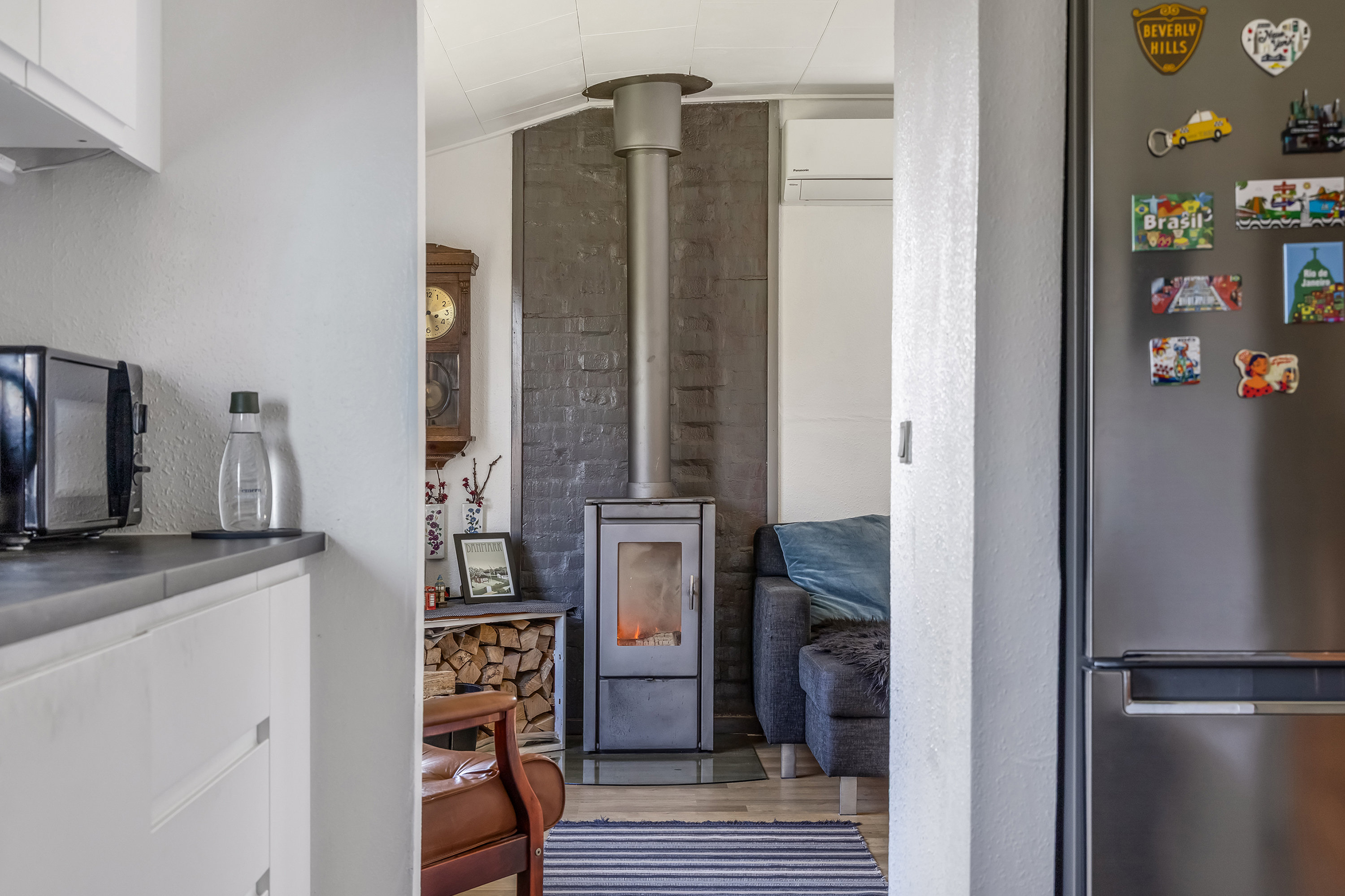 Fremhævet køkken billede i fuldskærmstilstand. Billede af Skovbakken 17, Kulhuse, 3630 Jægerspris