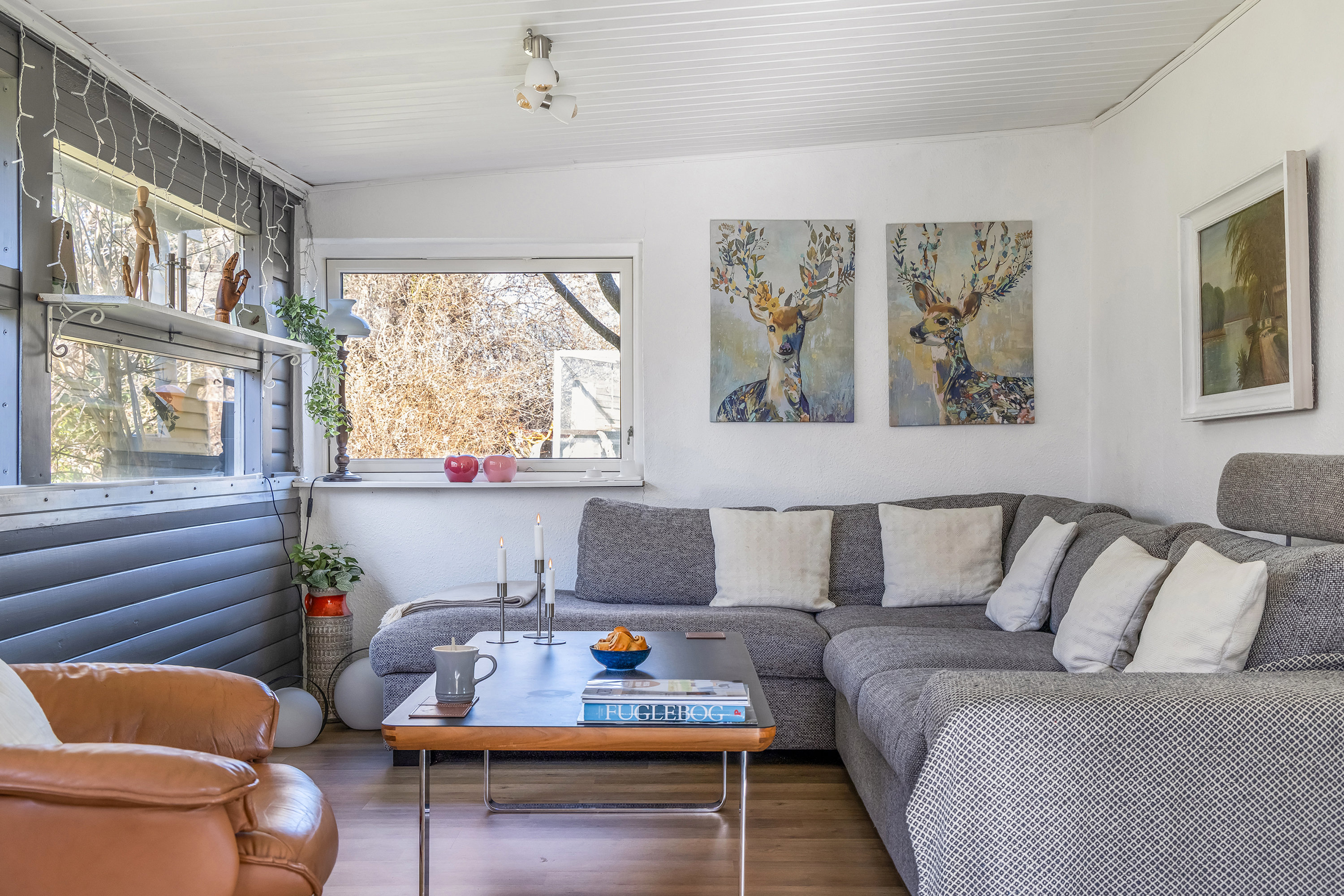 Fremhævet stue billede i fuldskærmstilstand. Billede af Skovbakken 17, Kulhuse, 3630 Jægerspris