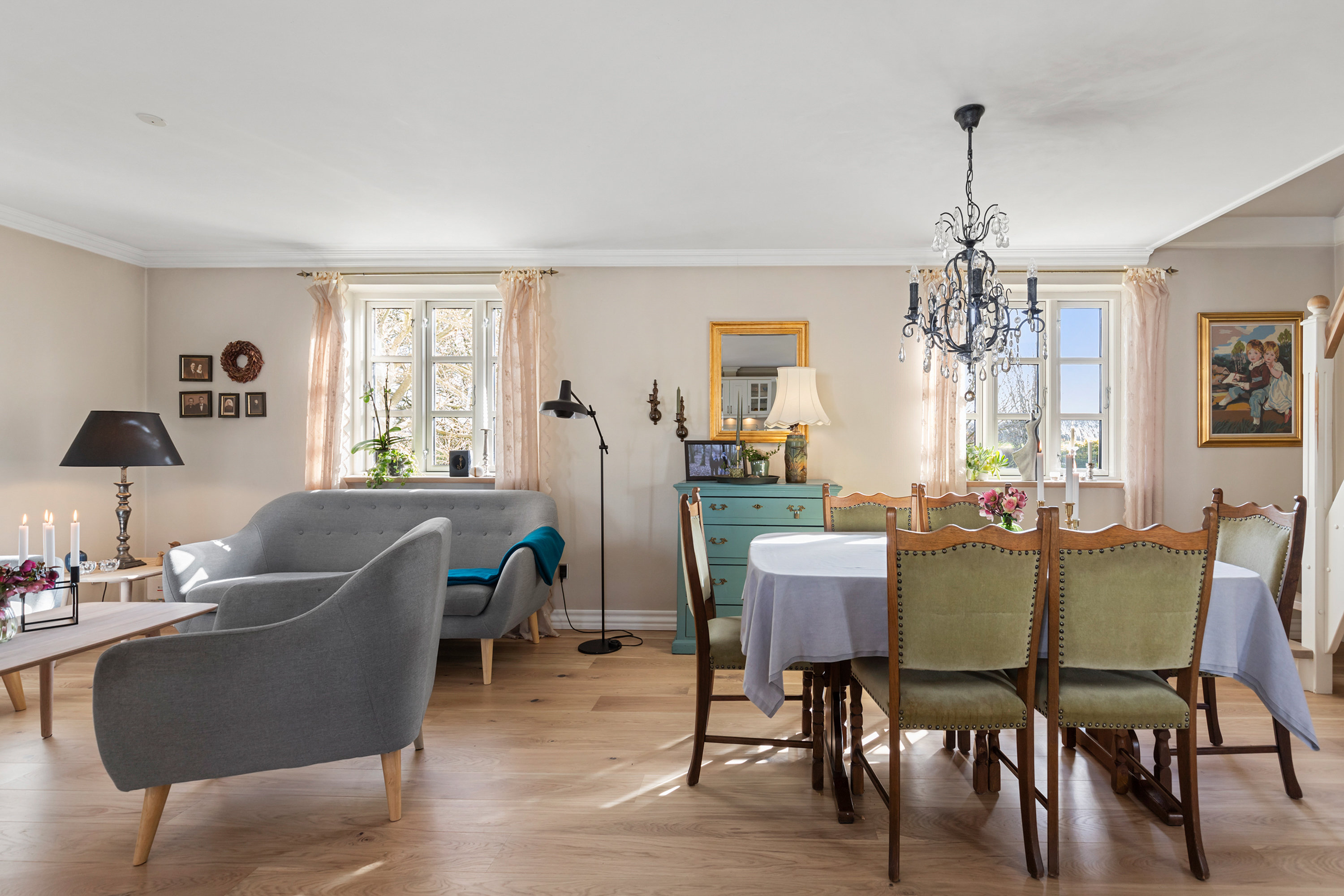 Fremhævet stue billede i fuldskærmstilstand. Billede af Glerupvej 188, Glerup, 9631 Gedsted