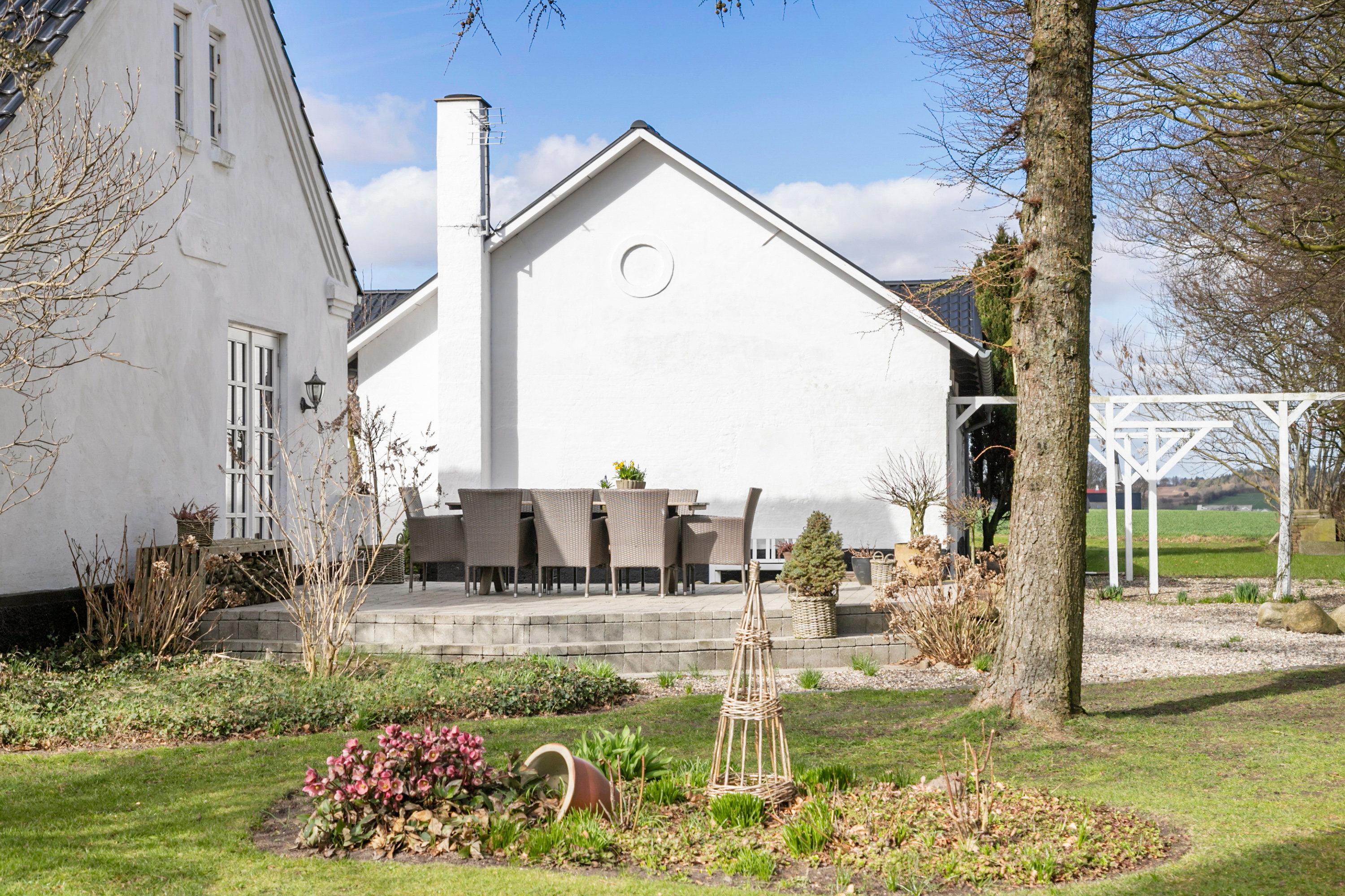 Fremhævet terrasse billede i fuldskærmstilstand. Billede af Glerupvej 188, Glerup, 9631 Gedsted