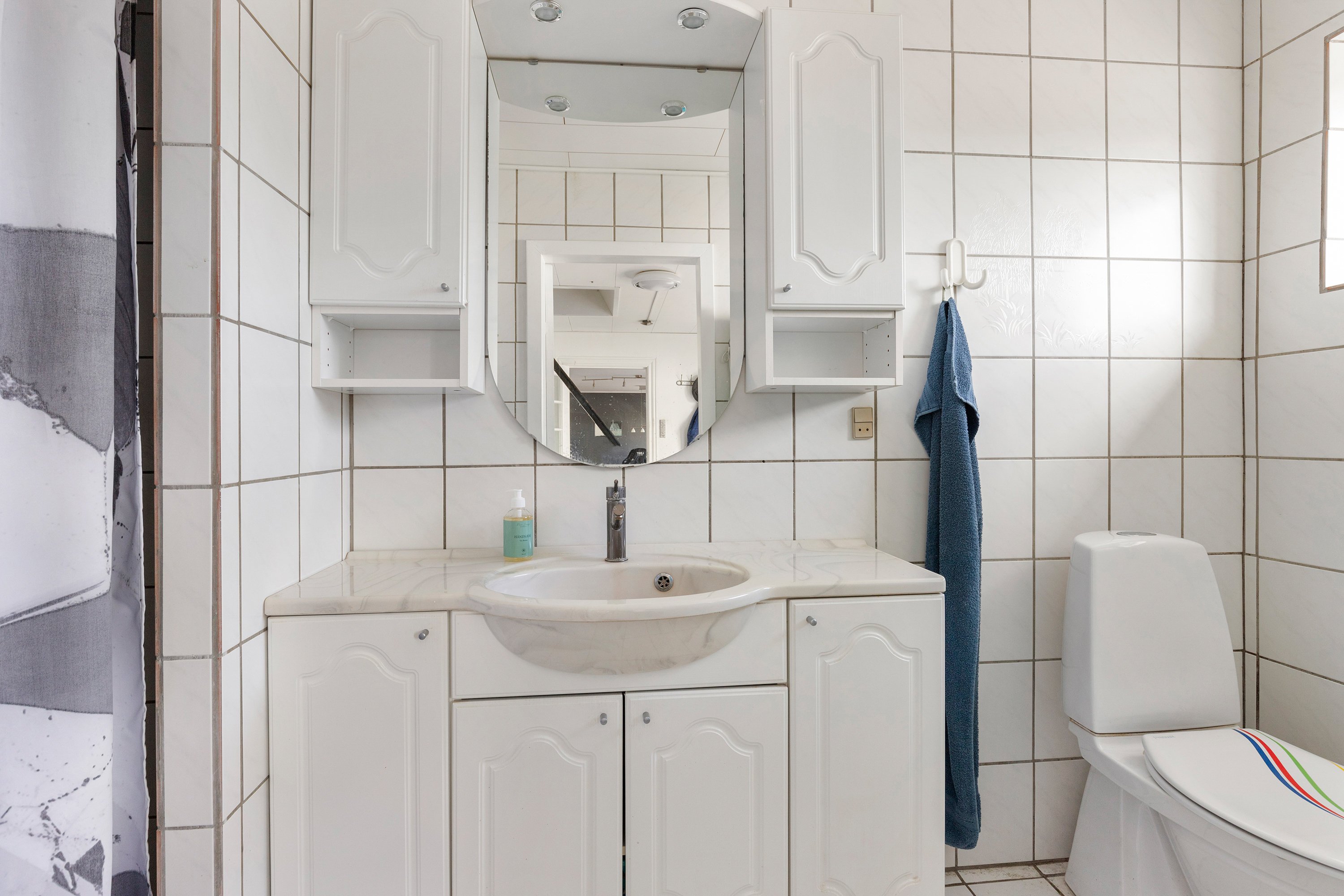 Fremhævet badeværelse billede i fuldskærmstilstand. Billede af Gunderupvej 32, Tandrup, 9640 Farsø