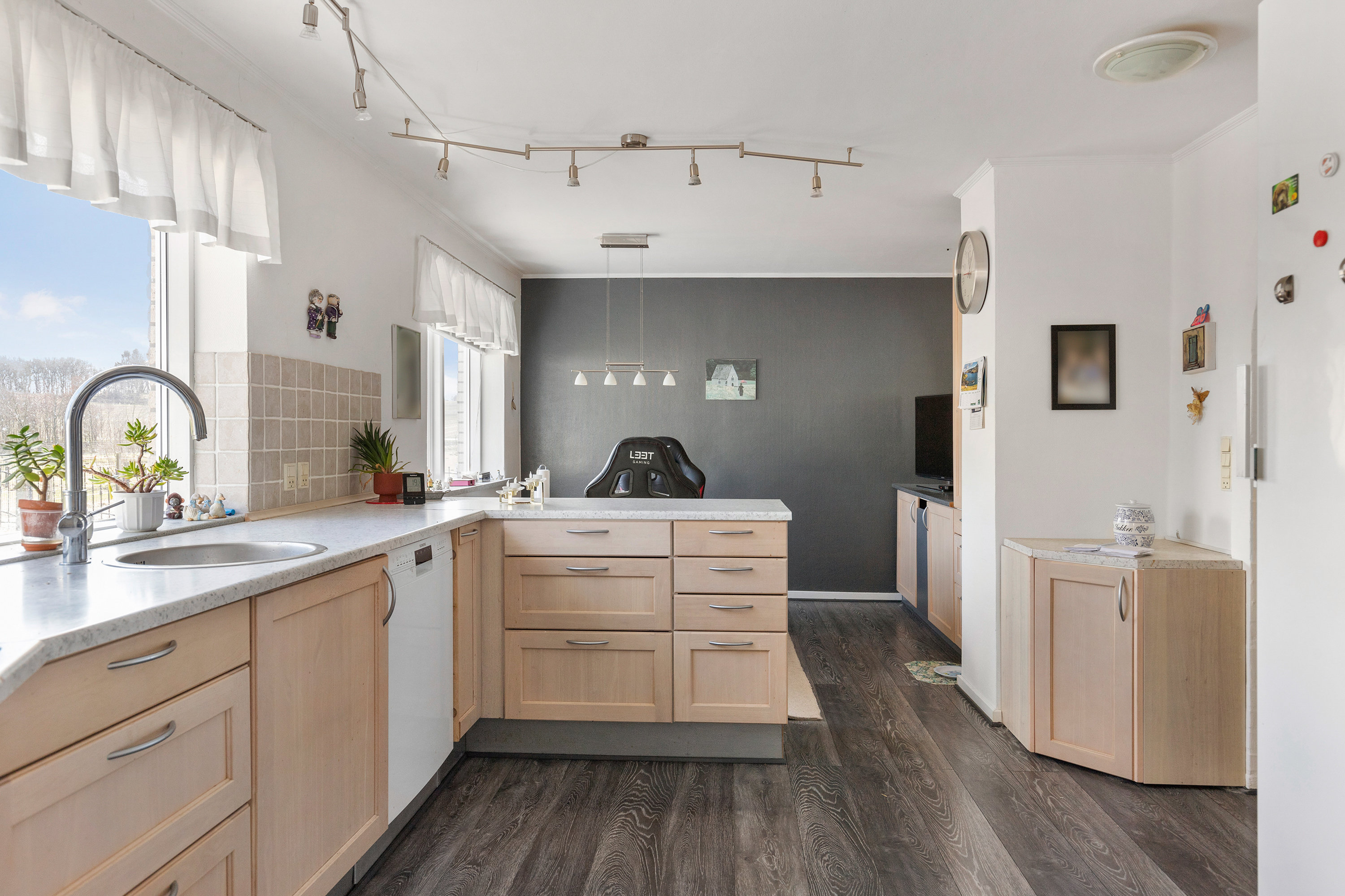 Fremhævet køkken billede i fuldskærmstilstand. Billede af Gunderupvej 32, Tandrup, 9640 Farsø