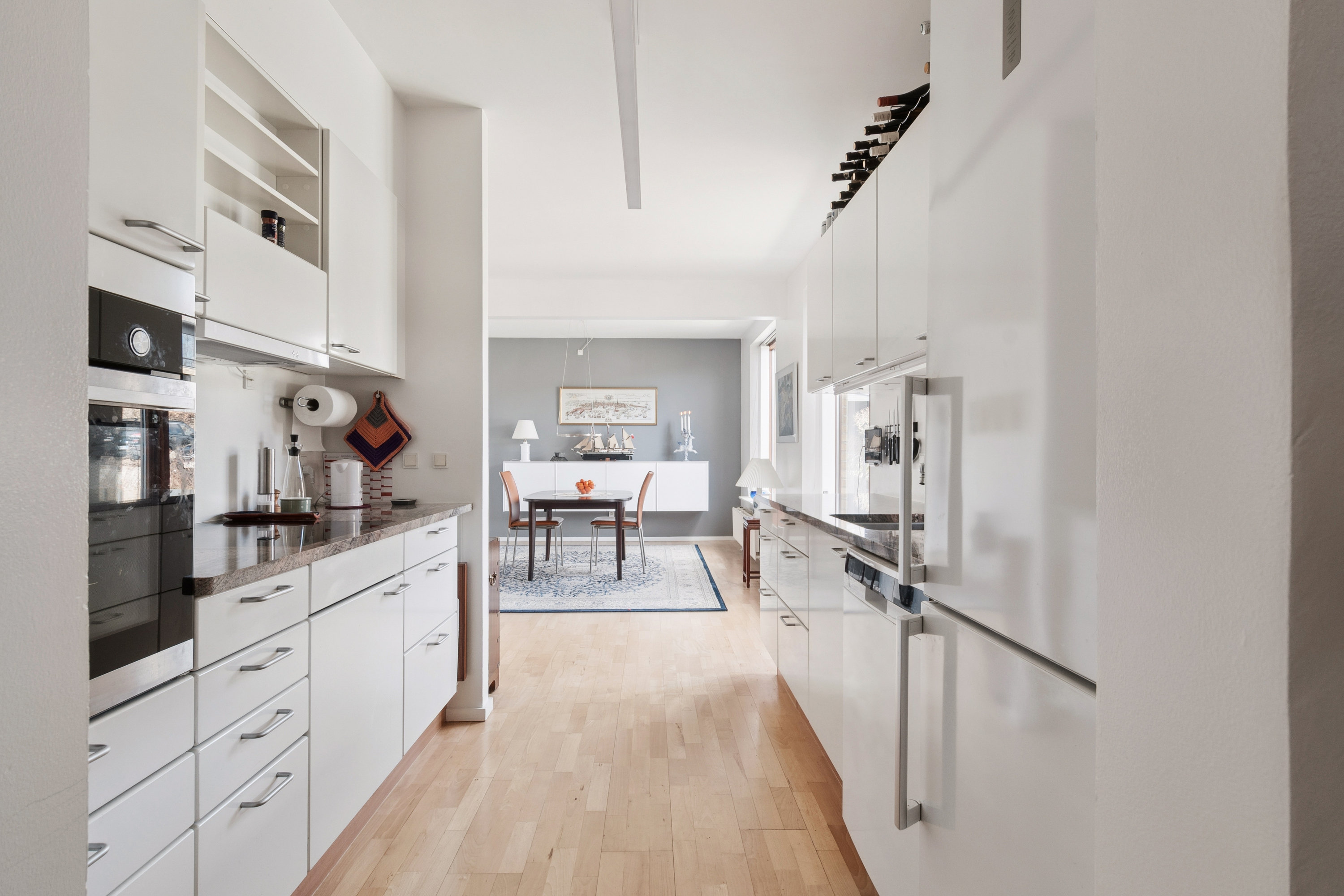 Fremhævet køkken billede i fuldskærmstilstand. Billede af Roret 83, 3070 Snekkersten