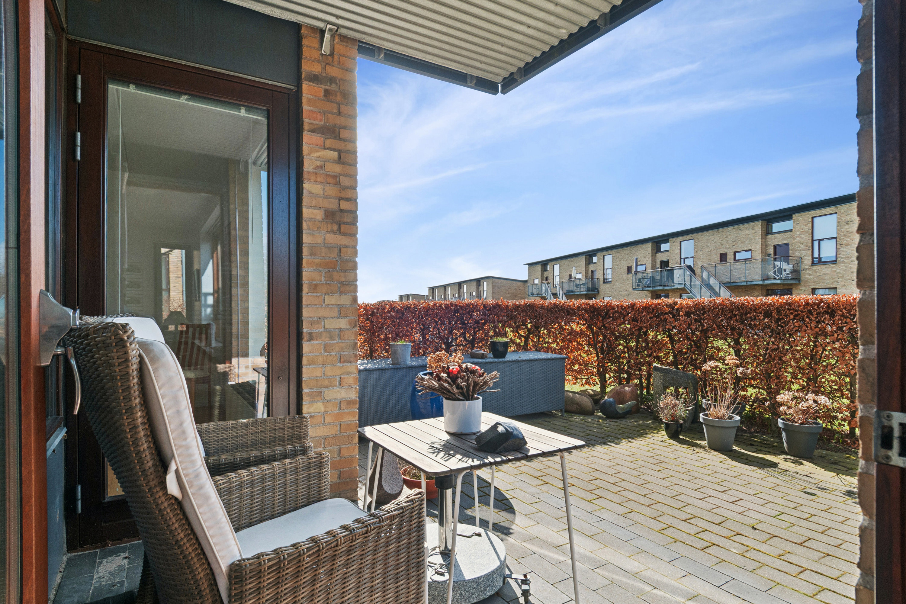 Fremhævet terrasse billede i fuldskærmstilstand. Billede af Roret 83, 3070 Snekkersten