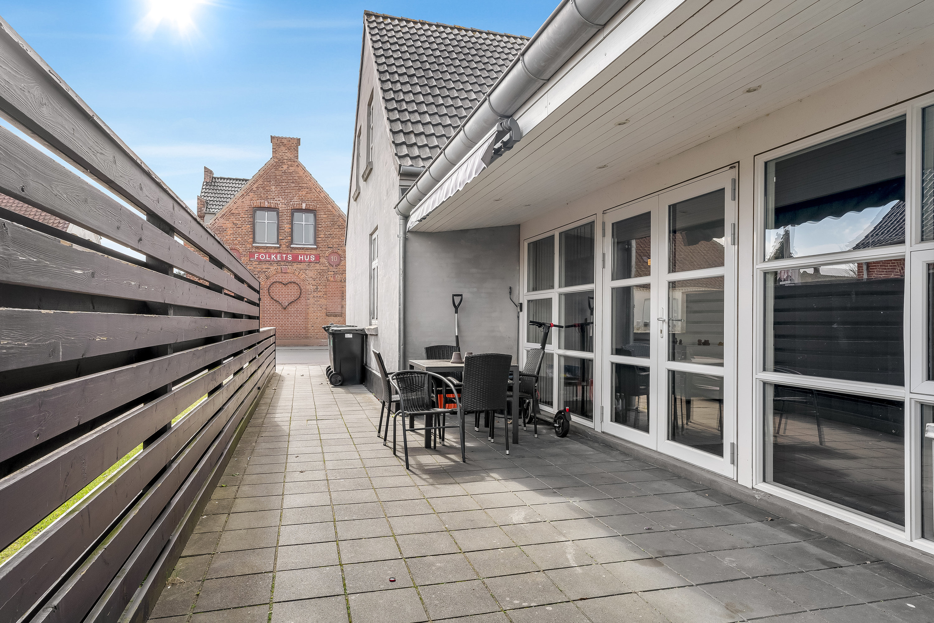 Fremhævet terrasse billede i fuldskærmstilstand. Billede af Museumsgade 39, 4930 Maribo