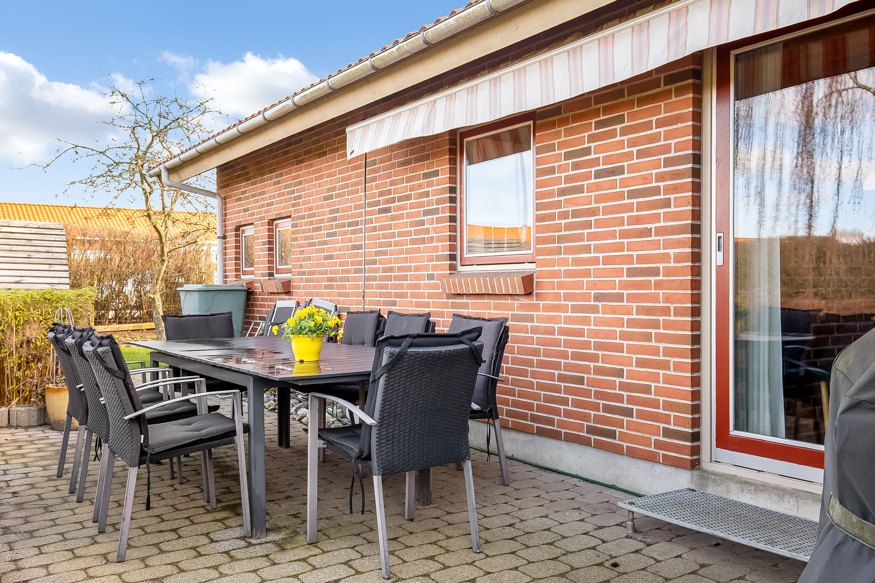 Fremhævet terrasse billede i fuldskærmstilstand. Billede af Hornemansvej 4, Vinding, 7100 Vejle