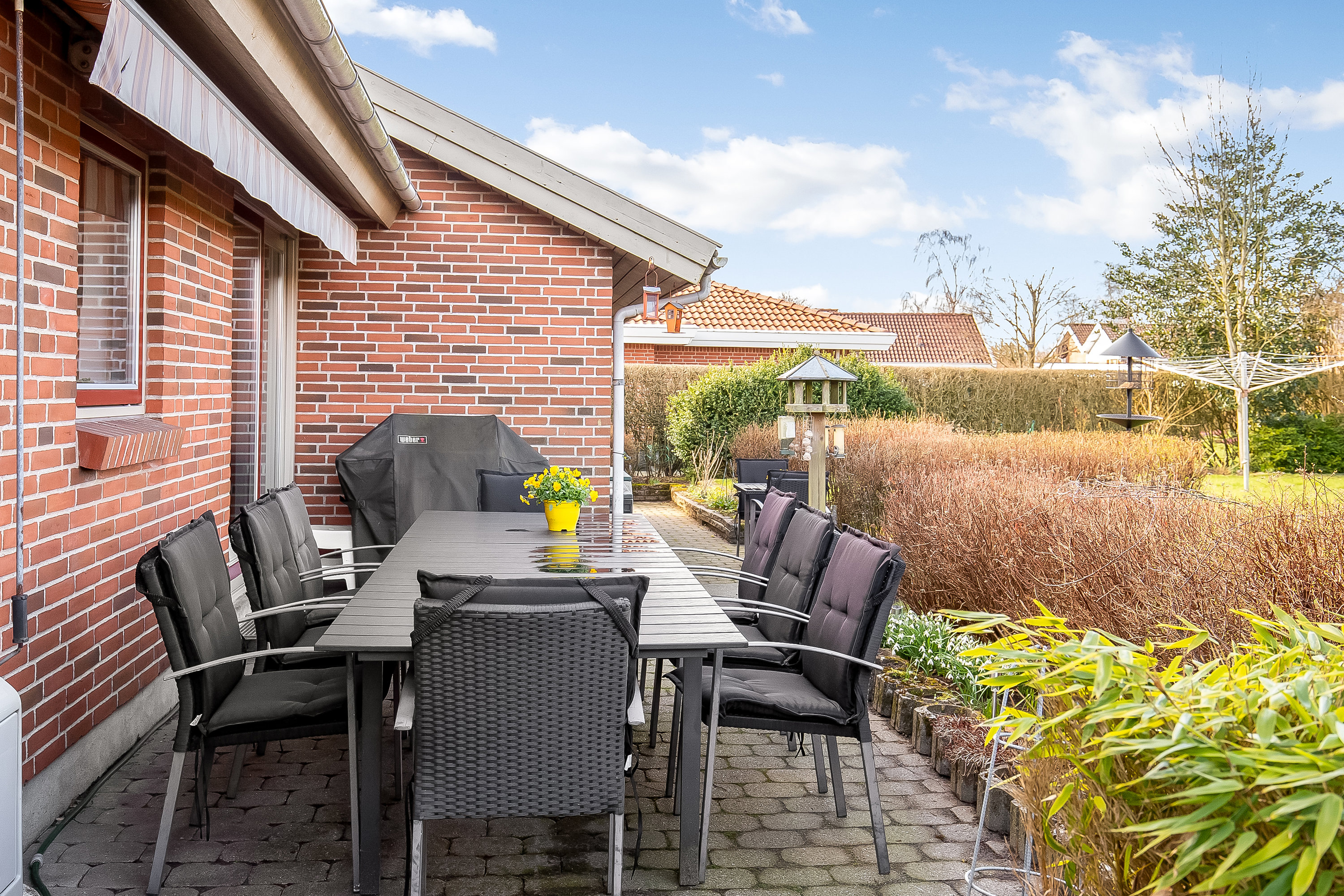 Fremhævet terrasse billede i fuldskærmstilstand. Billede af Hornemansvej 4, Vinding, 7100 Vejle