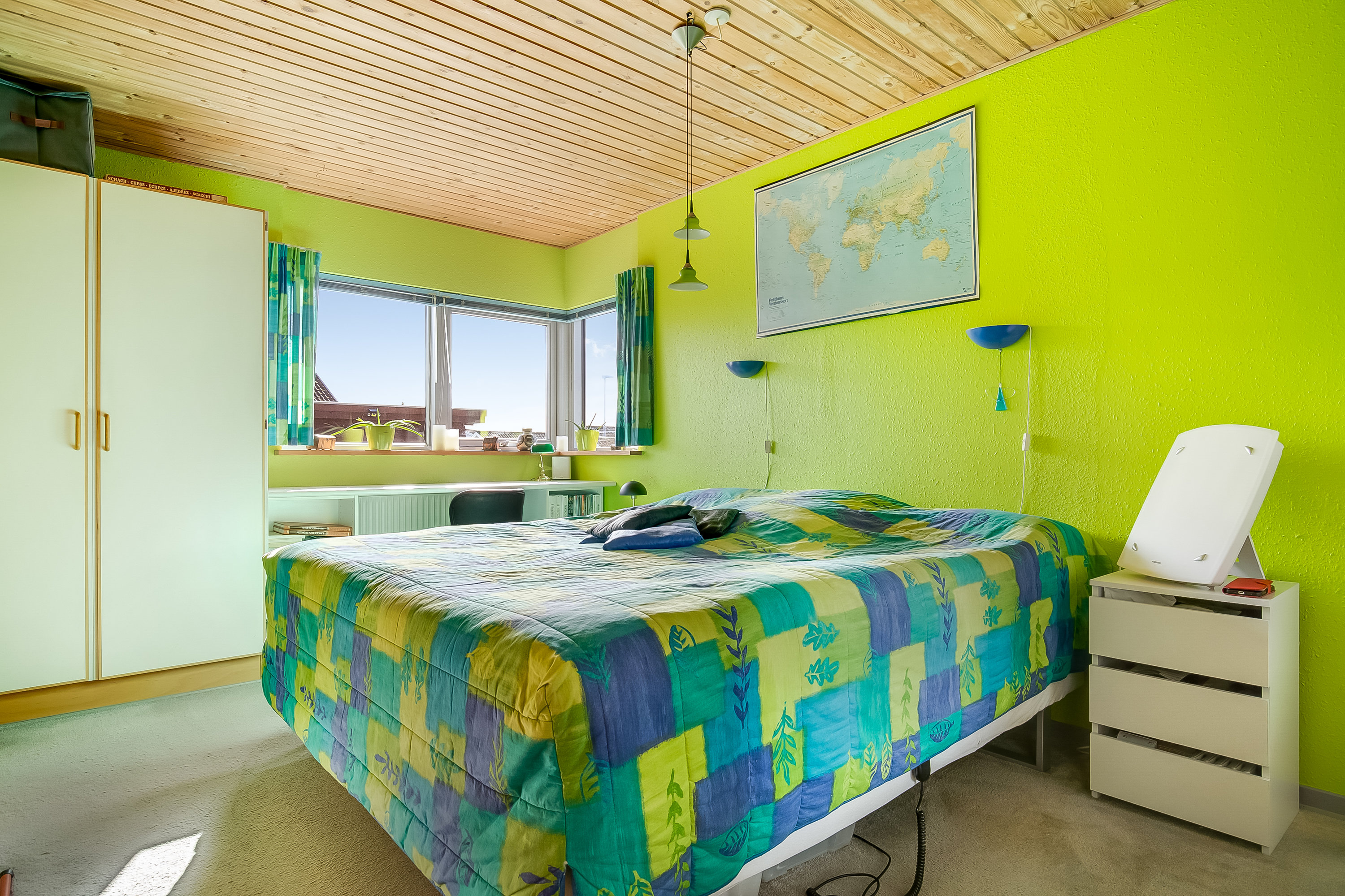 Fremhævet soveværelse billede i fuldskærmstilstand. Billede af Hornemansvej 4, Vinding, 7100 Vejle