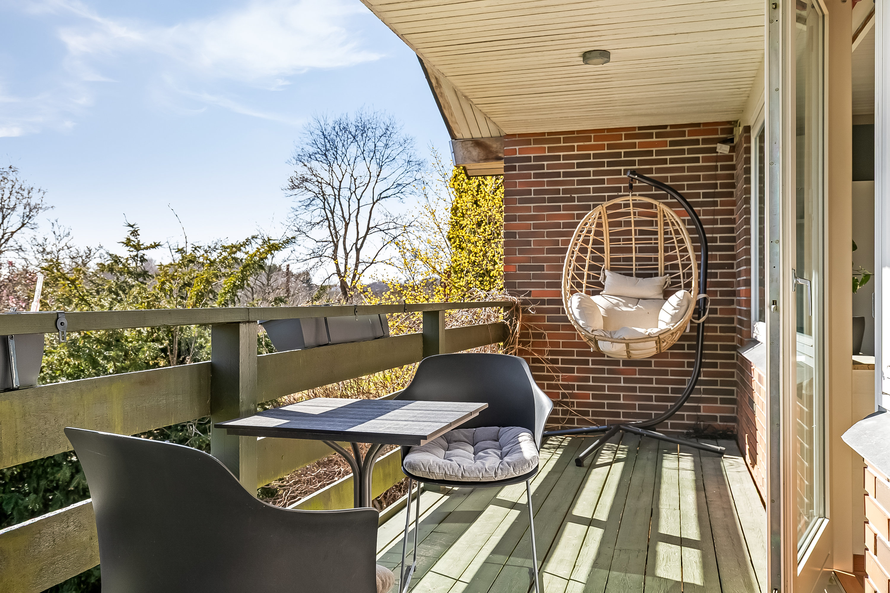 Fremhævet altan billede i fuldskærmstilstand. Billede af Solsortevej 4, 7080 Børkop