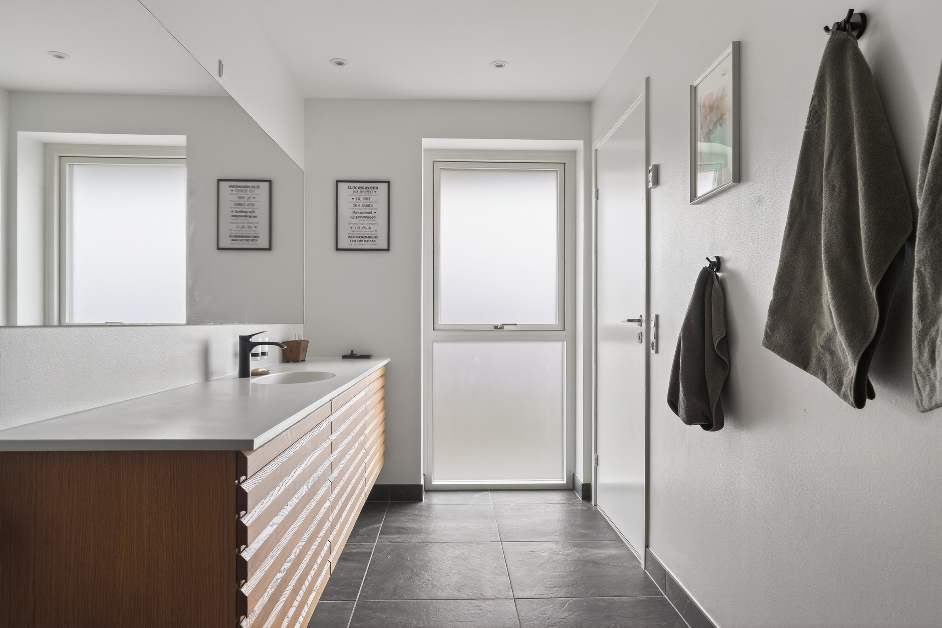 Fremhævet badeværelse billede i fuldskærmstilstand. Billede af Godskes Bakke 3, 4390 Vipperød