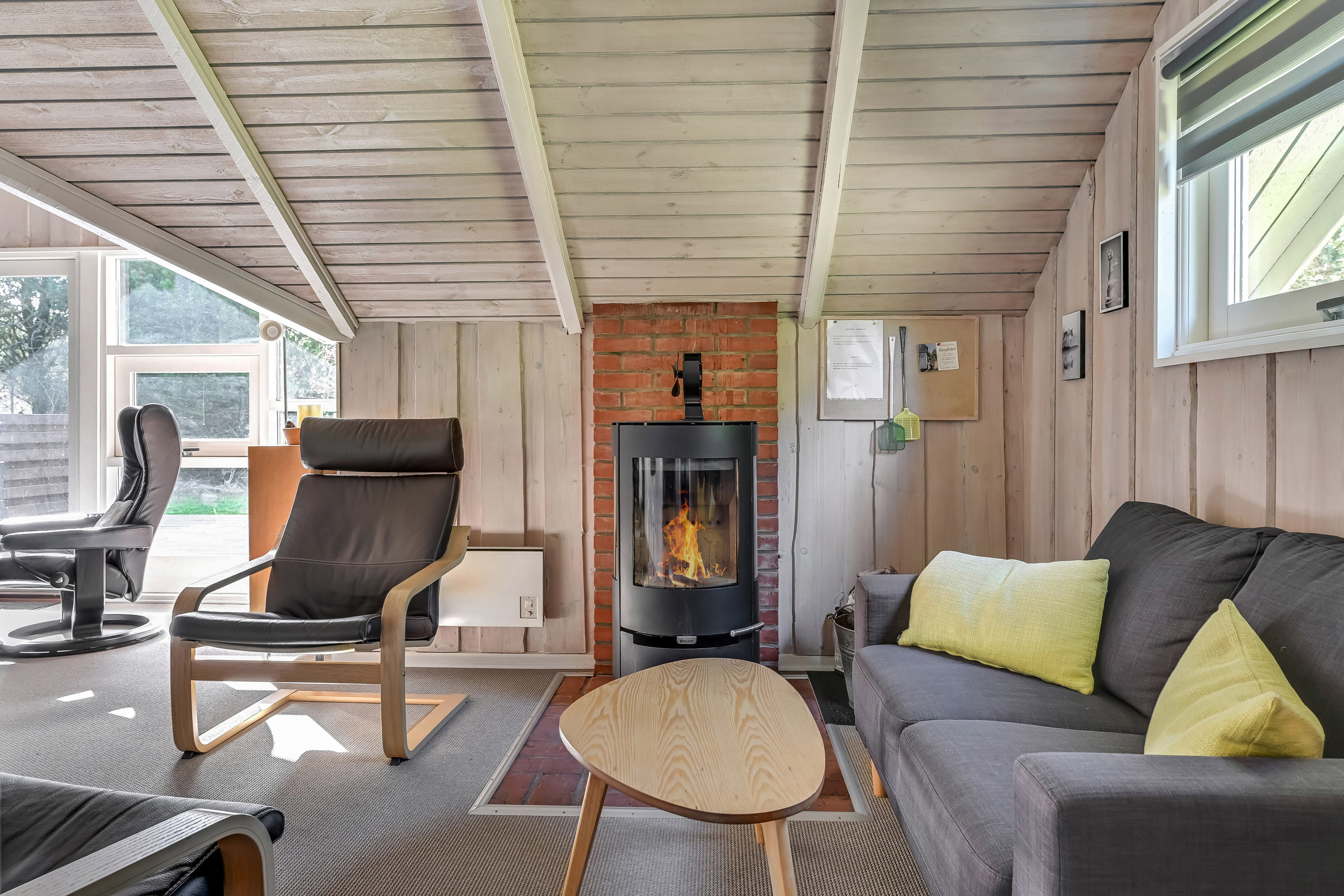 Fremhævet stue billede i fuldskærmstilstand. Billede af Gl Hovej 33, 6857 Blåvand