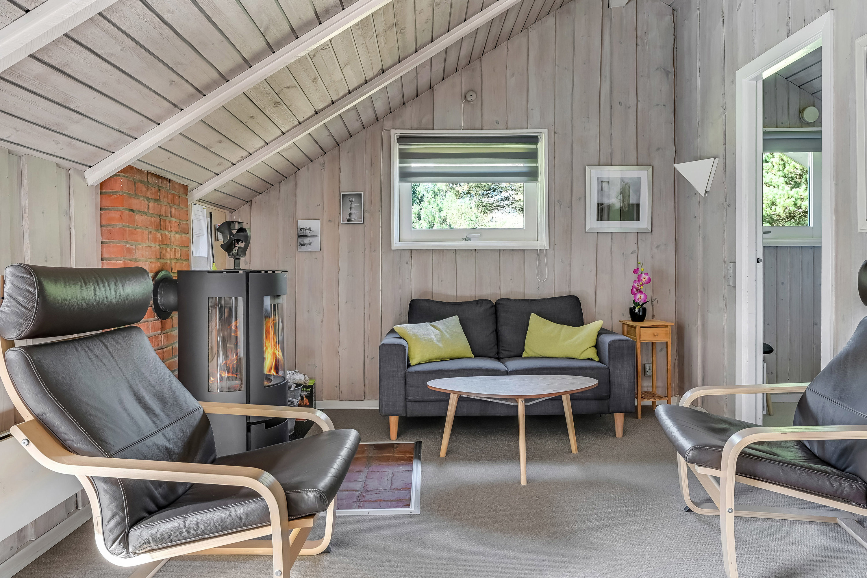 Fremhævet stue billede i fuldskærmstilstand. Billede af Gl Hovej 33, 6857 Blåvand