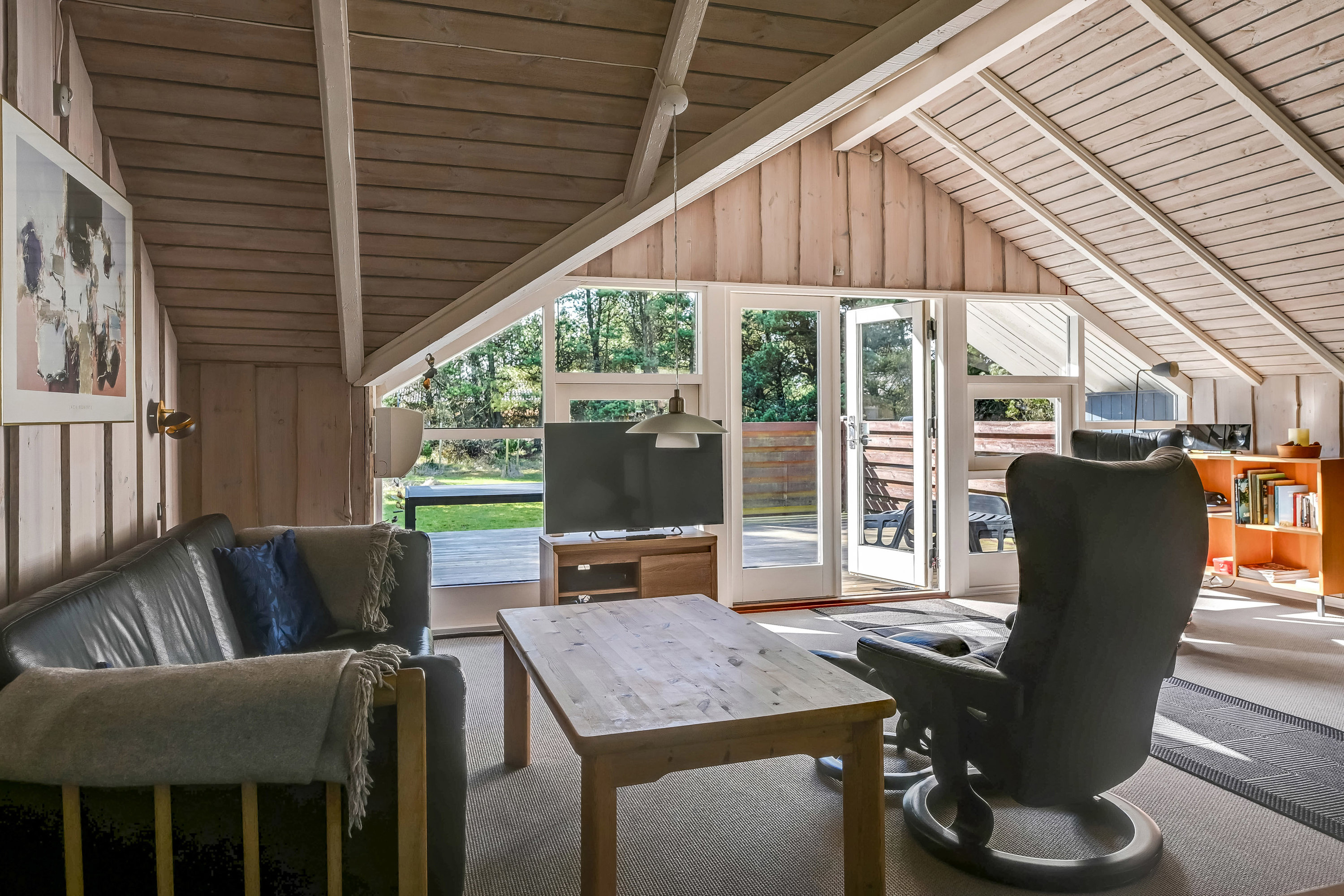 Fremhævet stue billede i fuldskærmstilstand. Billede af Gl Hovej 33, 6857 Blåvand