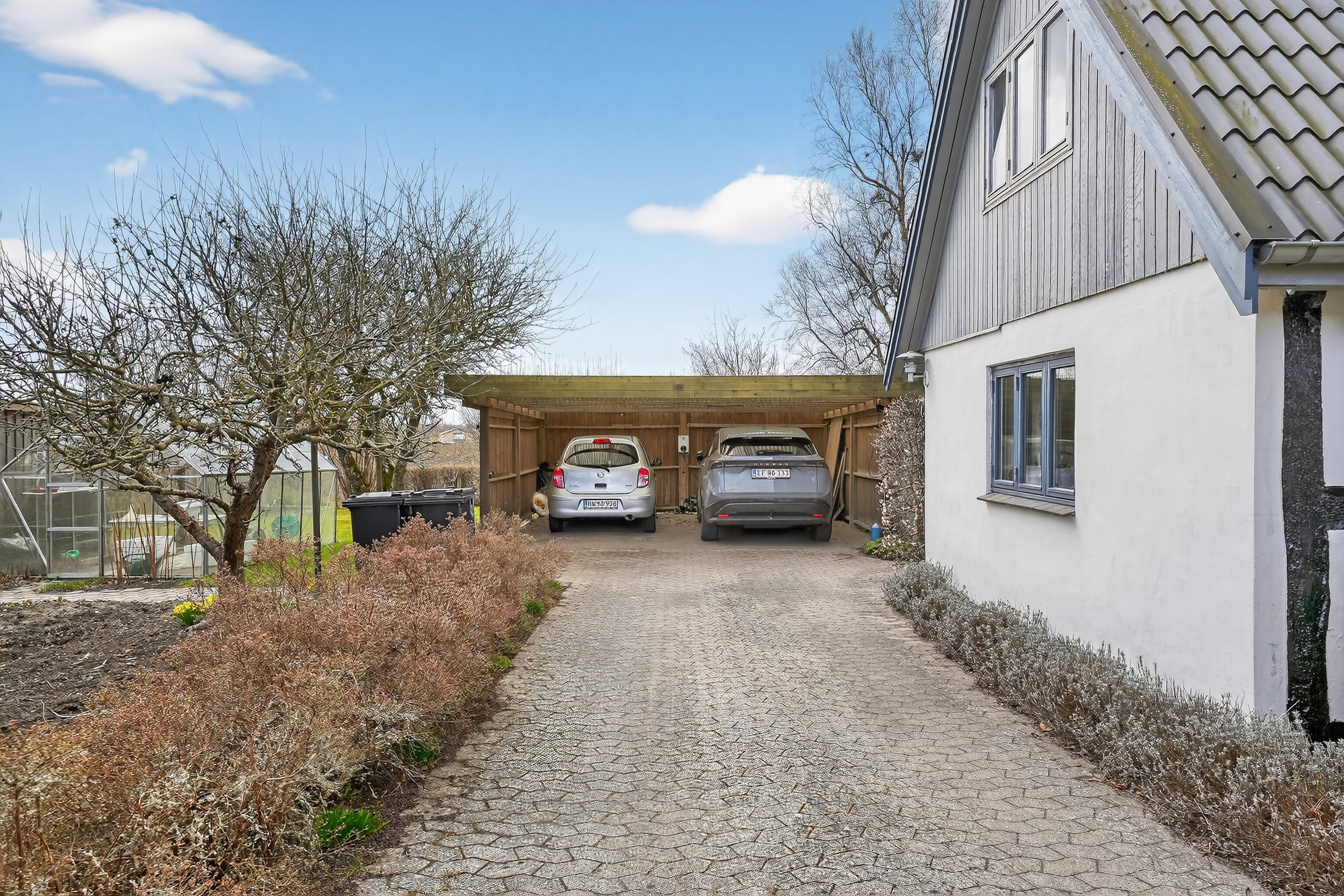 Fremhævet carport billede i fuldskærmstilstand. Billede af Naurbjergvej 19, Kr Skensved, 4622 Havdrup
