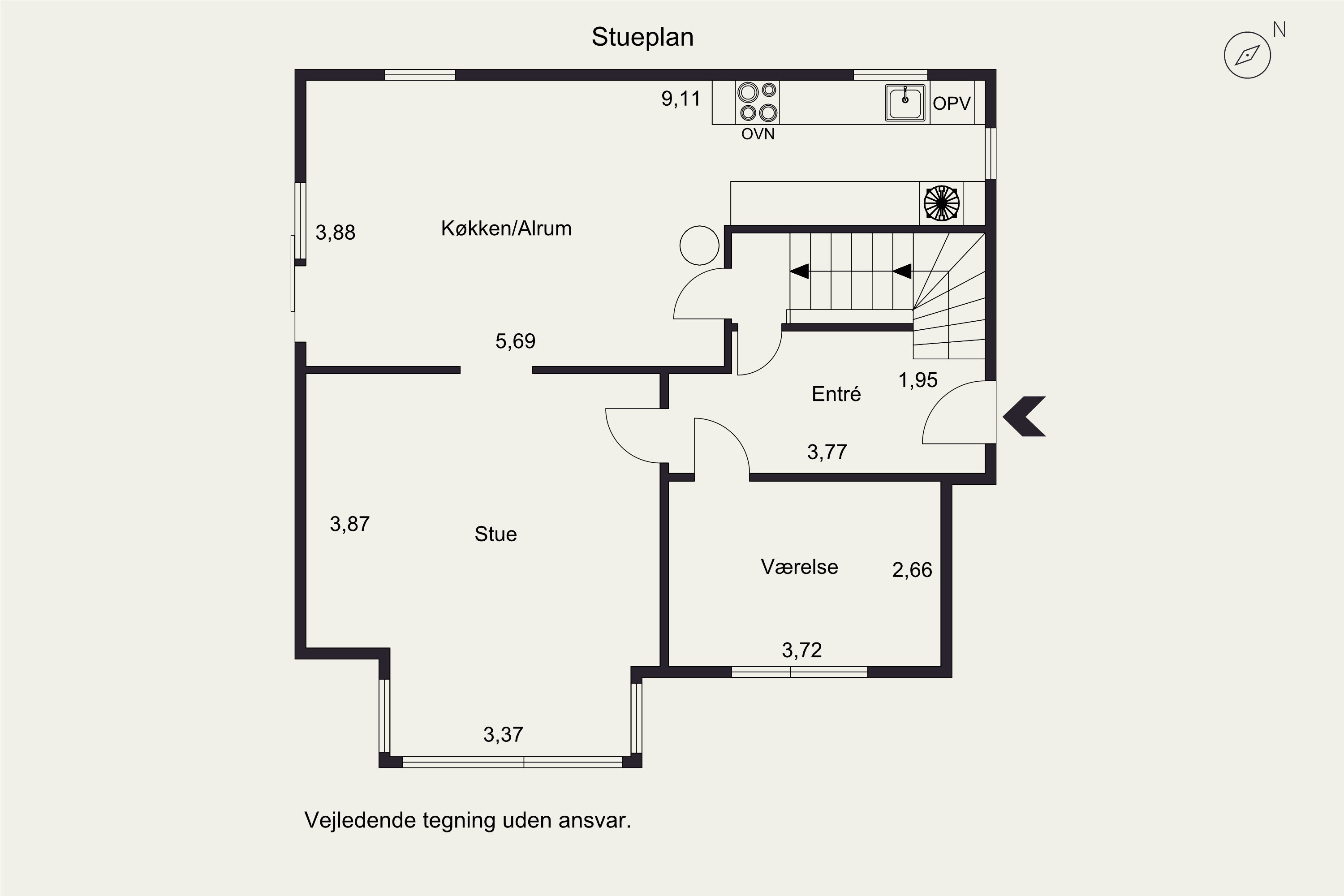 Plantegninger billede af Dalgasvej 8, 7000 Fredericia