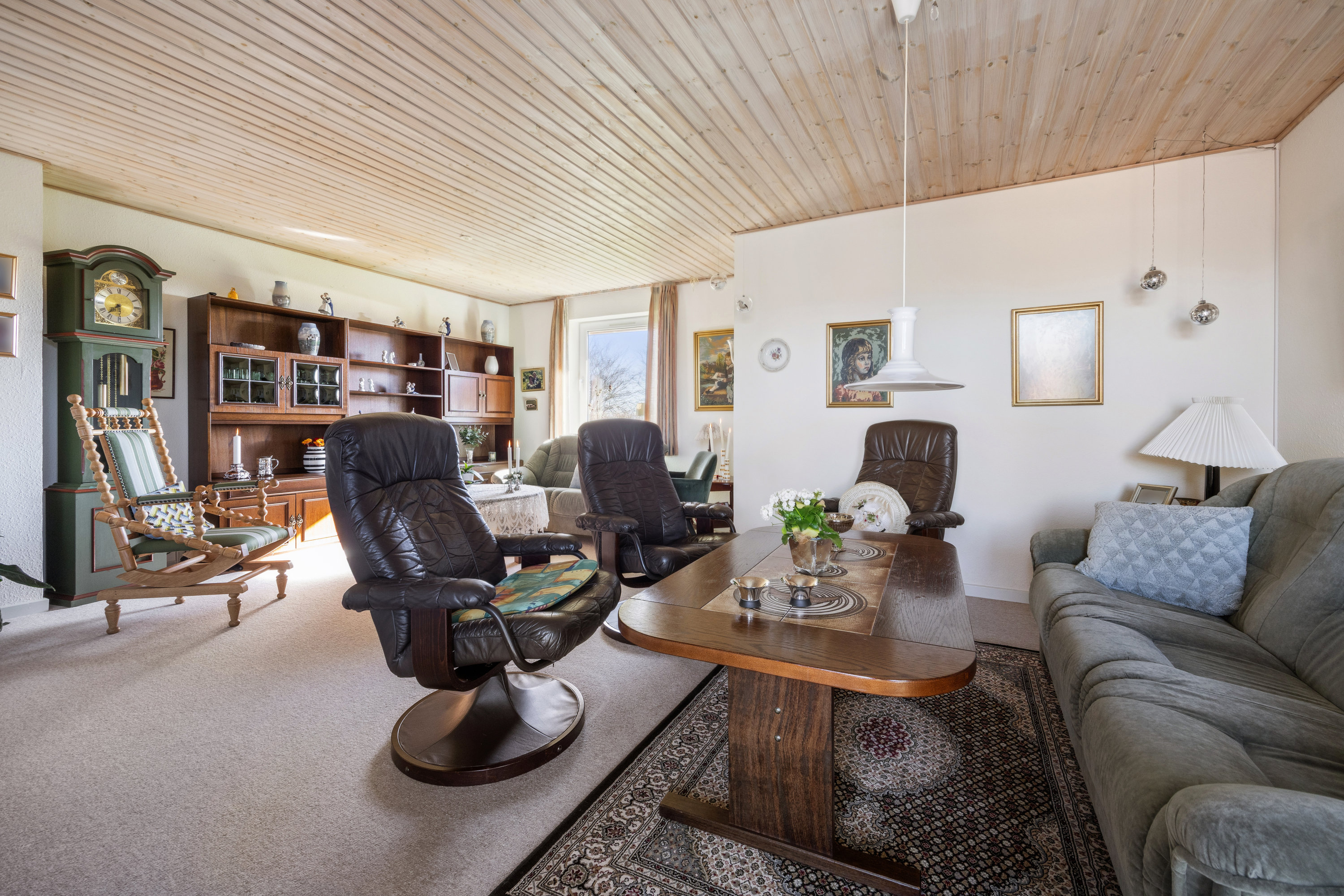 Fremhævet stue billede i fuldskærmstilstand. Billede af Lucernehaven 70, Ulsted, 9370 Hals