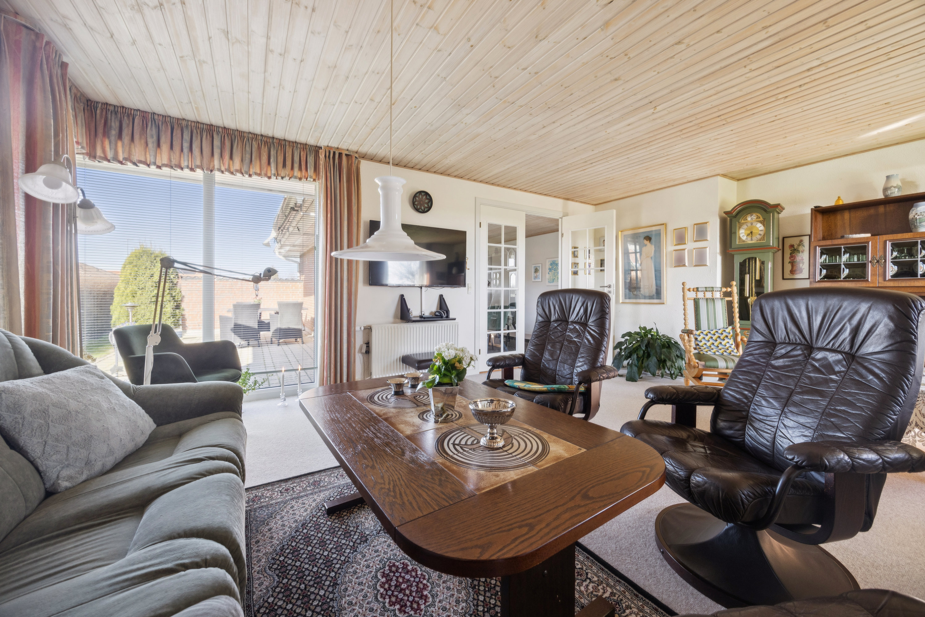 Fremhævet stue billede i fuldskærmstilstand. Billede af Lucernehaven 70, Ulsted, 9370 Hals