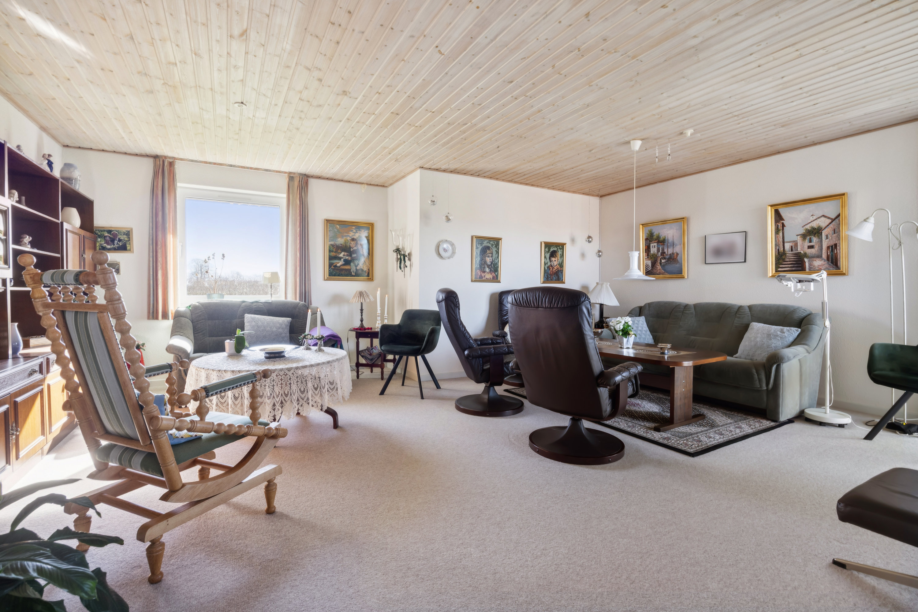 Fremhævet stue billede i fuldskærmstilstand. Billede af Lucernehaven 70, Ulsted, 9370 Hals