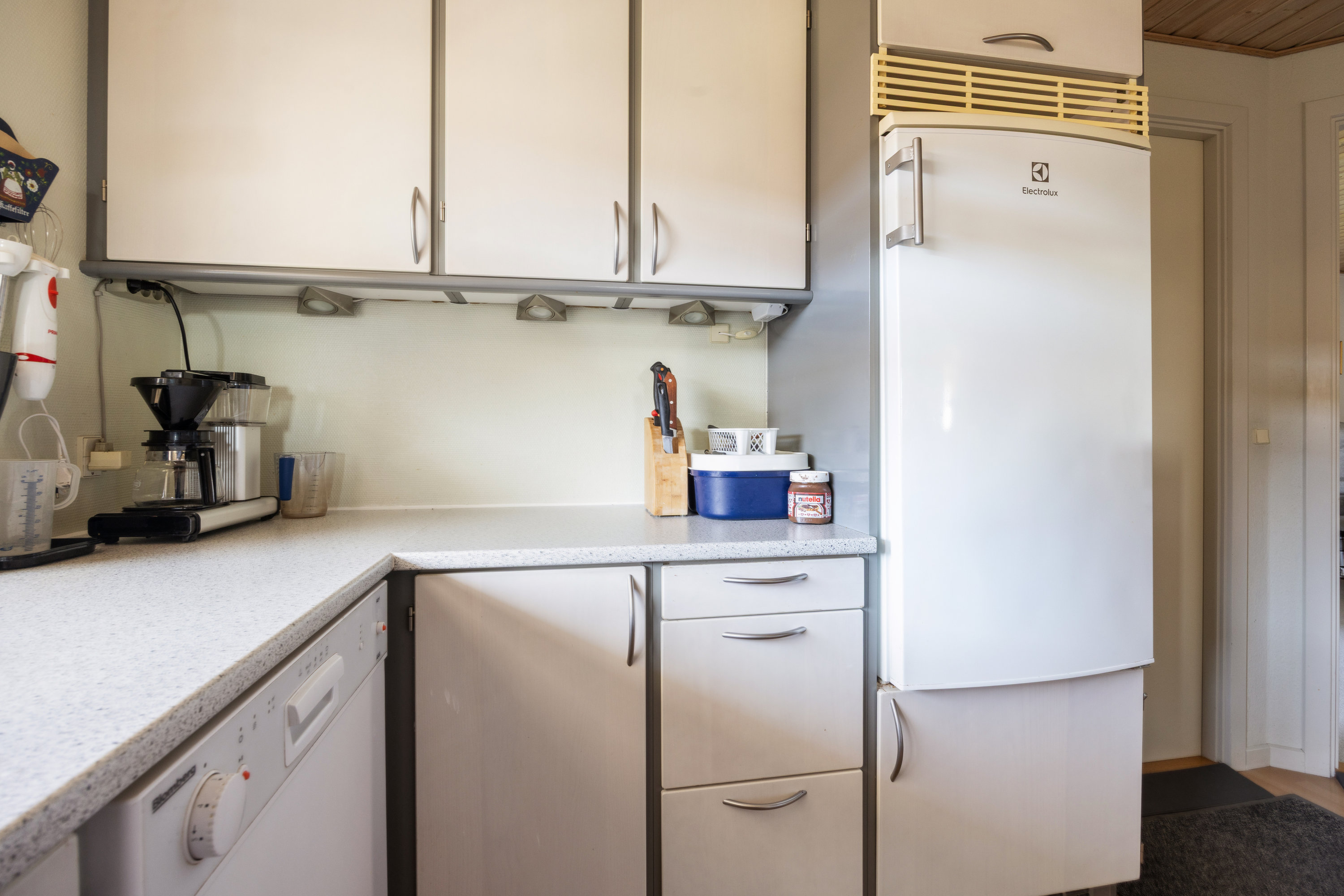 Fremhævet køkken billede i fuldskærmstilstand. Billede af Lucernehaven 70, Ulsted, 9370 Hals