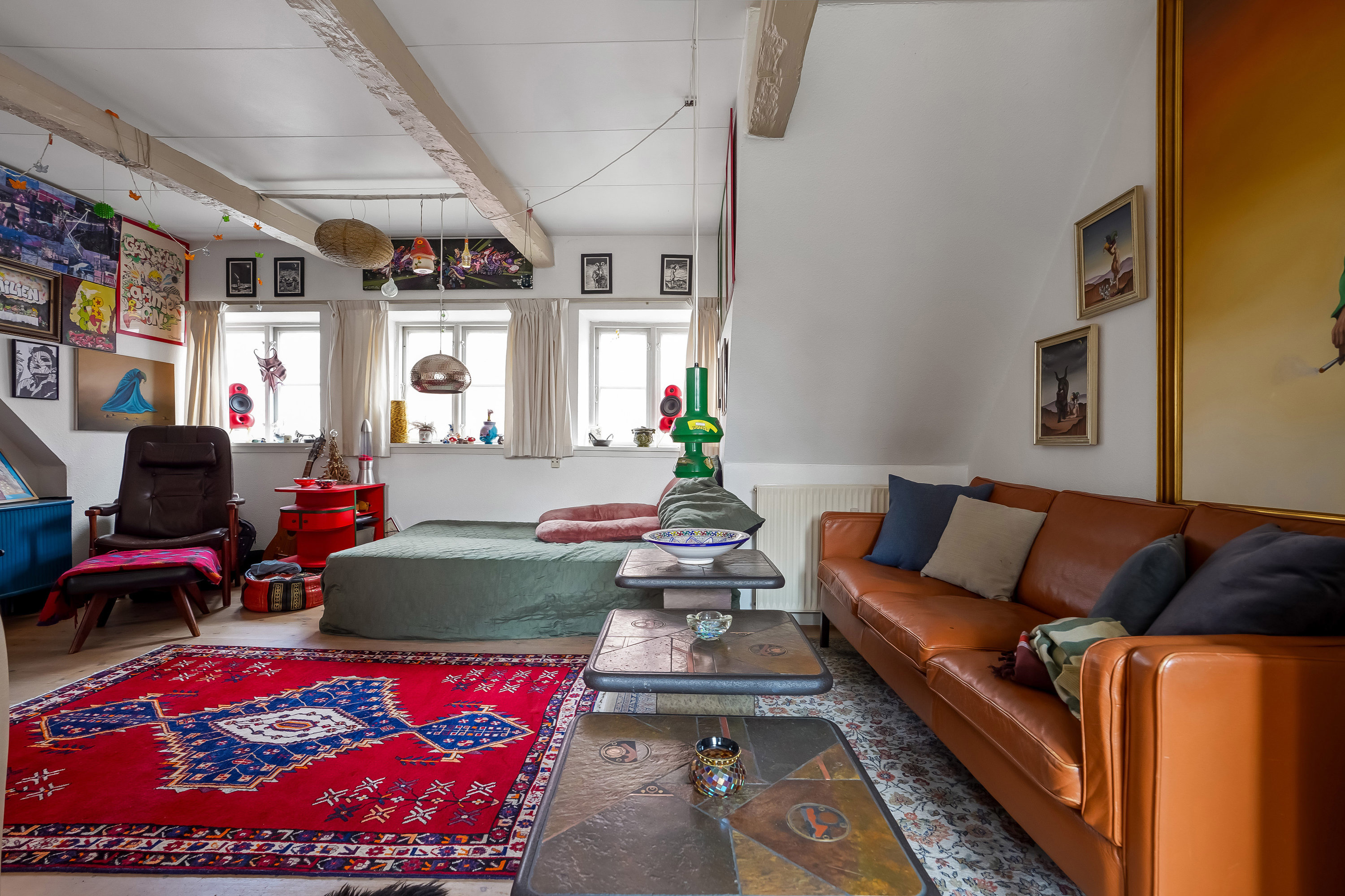 Fremhævet stue billede i fuldskærmstilstand. Billede af Nørregade 24, 2., 5000 Odense C