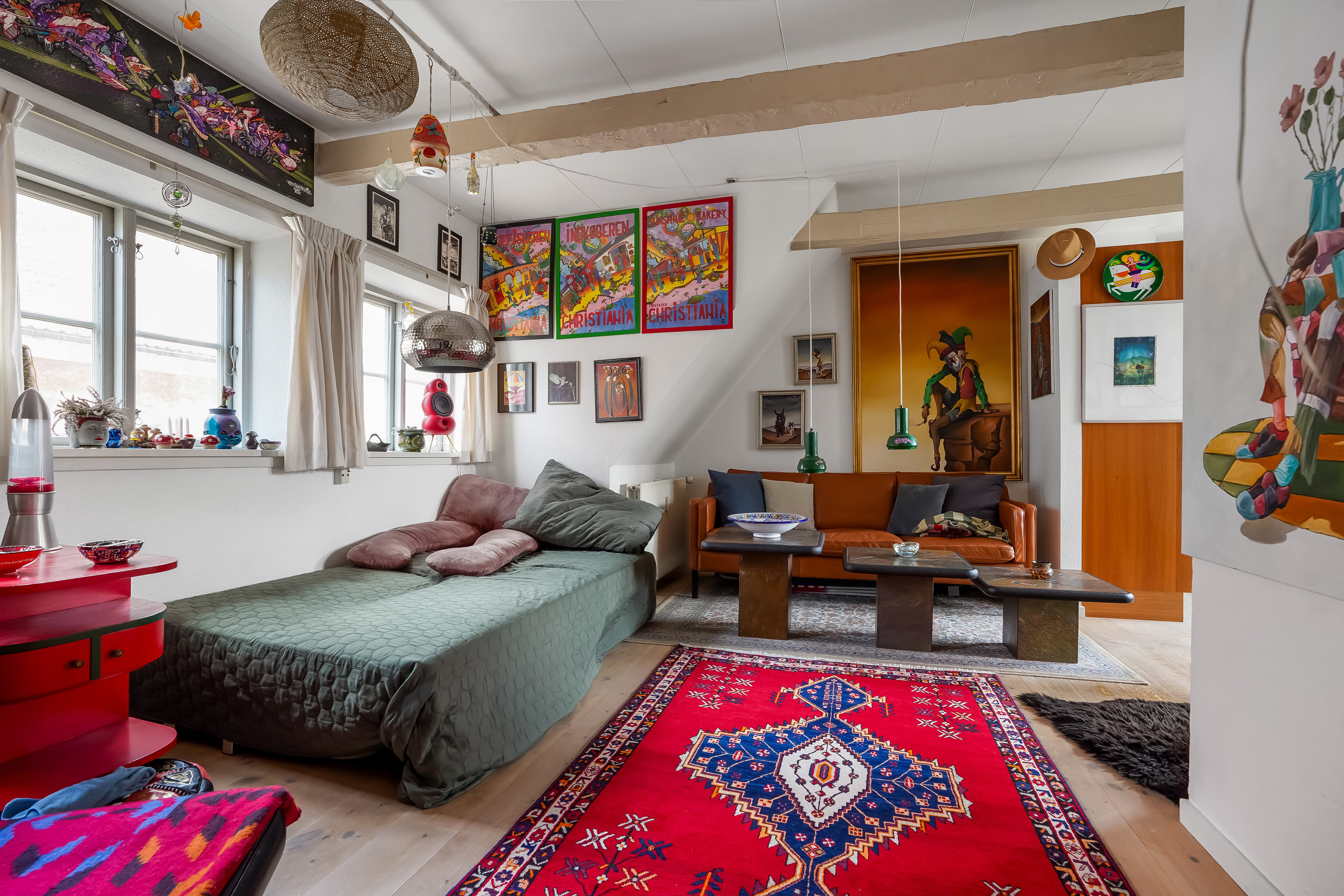 Fremhævet stue billede i fuldskærmstilstand. Billede af Nørregade 24, 2., 5000 Odense C