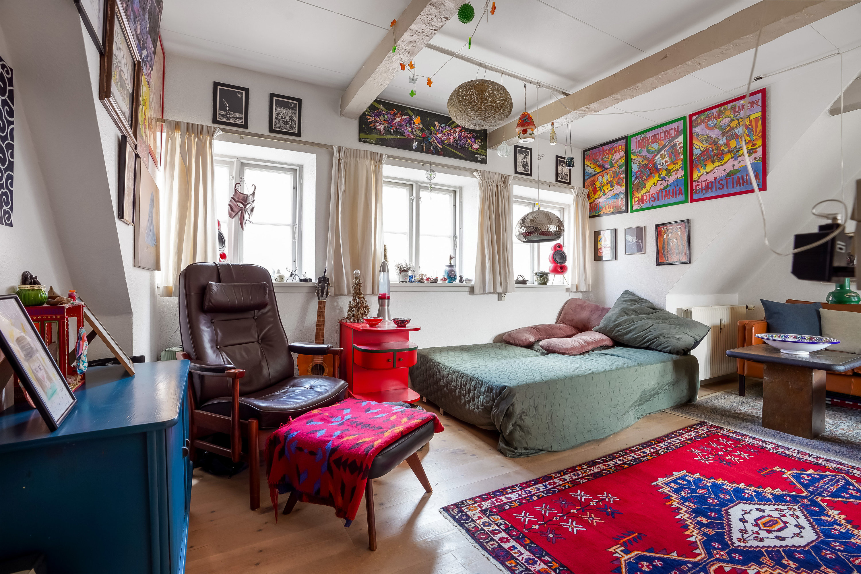 Fremhævet stue billede i fuldskærmstilstand. Billede af Nørregade 24, 2., 5000 Odense C