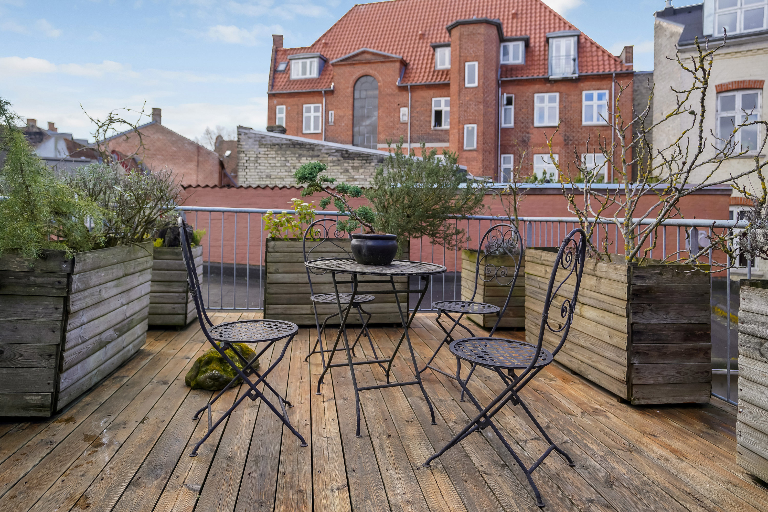 Fremhævet terrasse billede i fuldskærmstilstand. Billede af Nørregade 24, 2., 5000 Odense C