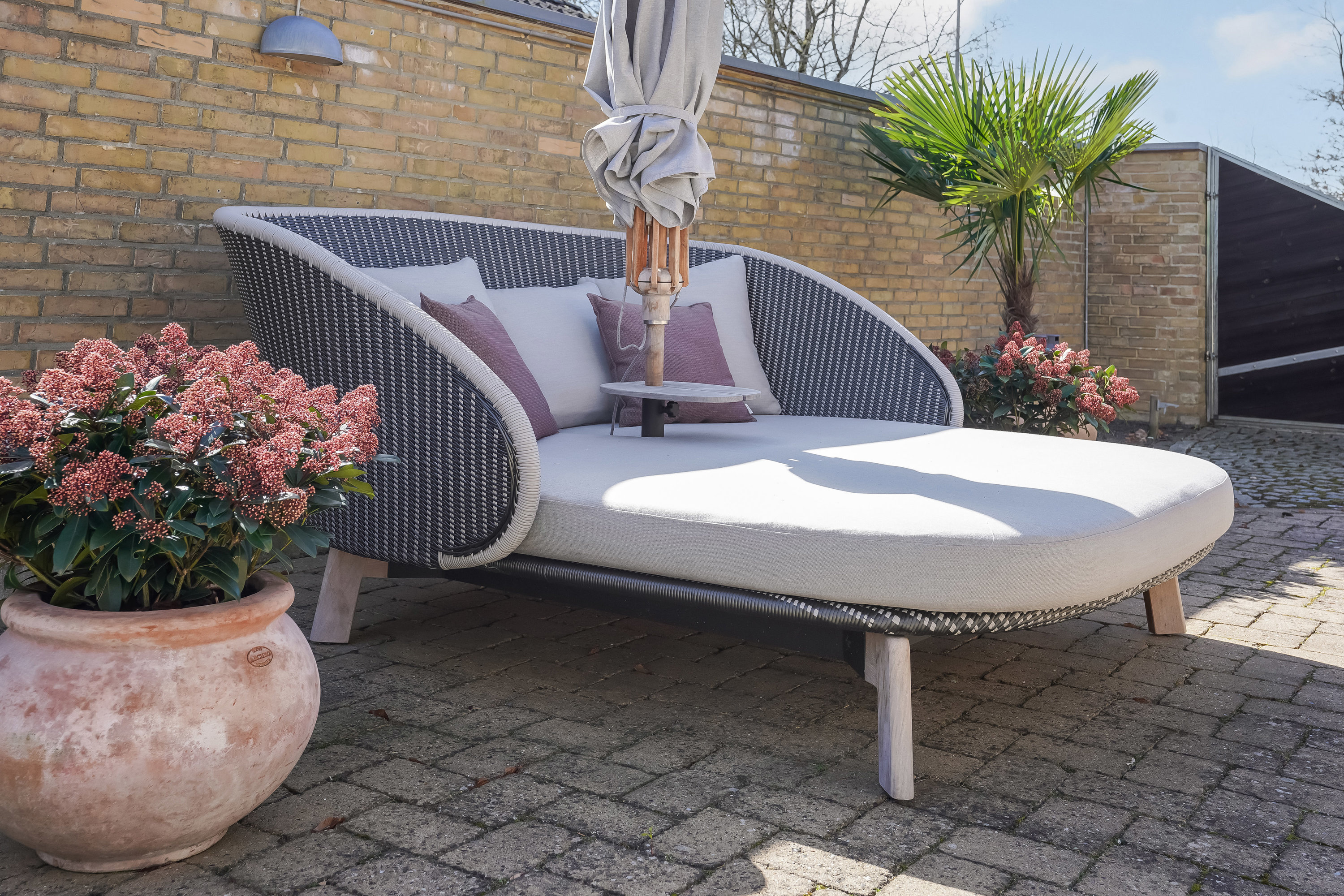 Fremhævet terrasse billede i fuldskærmstilstand. Billede af Kallerupvej 68, 5230 Odense M