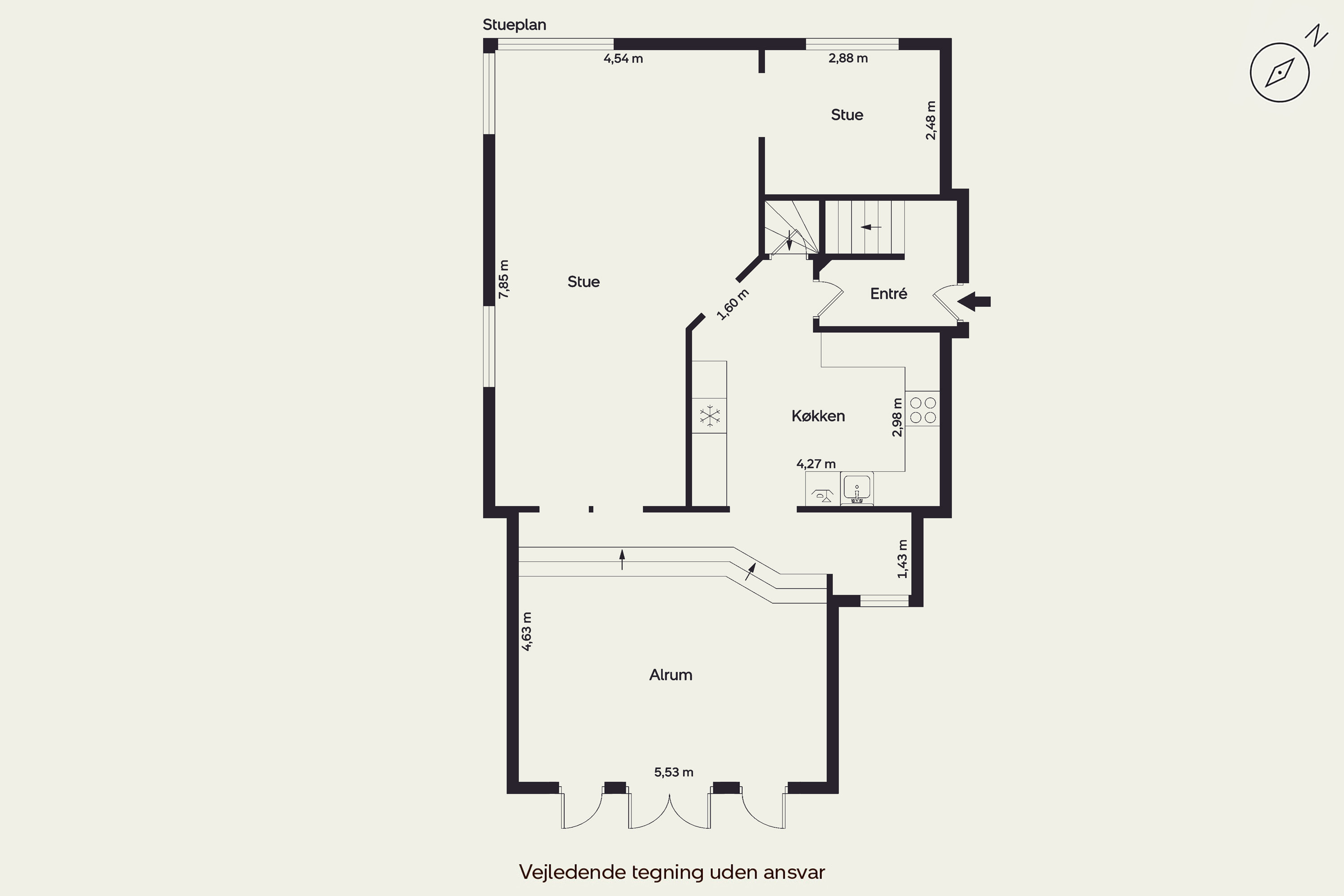 Plantegninger billede af Windelsvej 43, 5000 Odense C