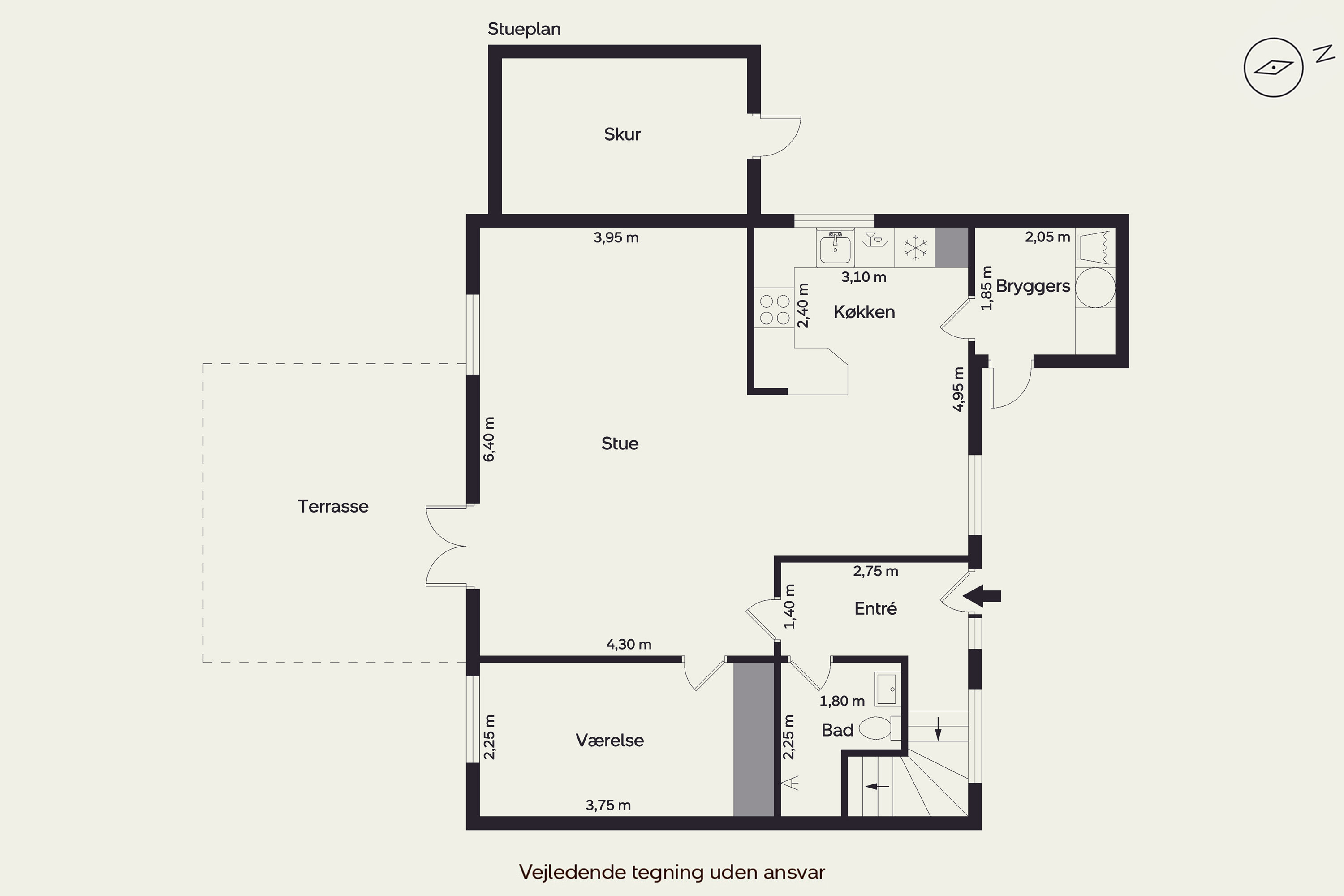Plantegninger billede af Blomsterparken 3H, 6710 Esbjerg V