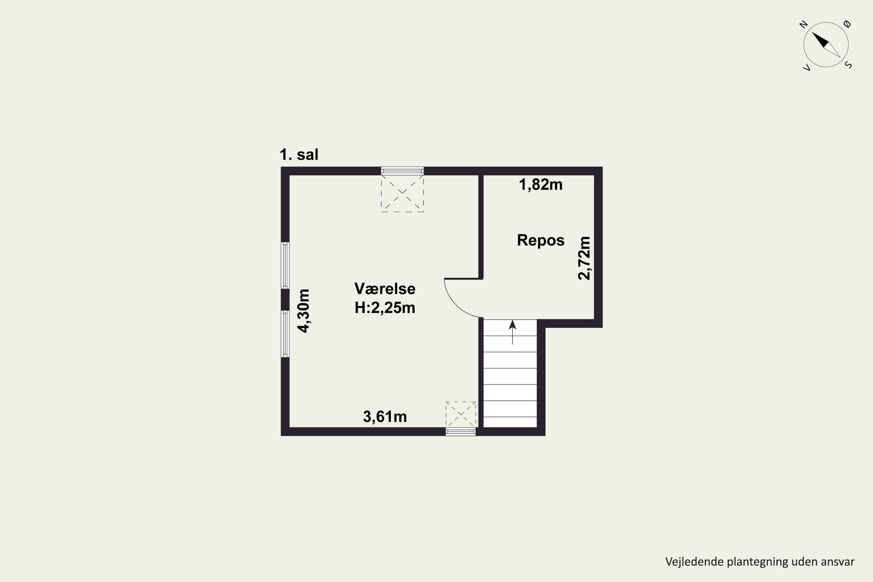 Plantegninger billede af Æselvej 4, Øer, 8400 Ebeltoft