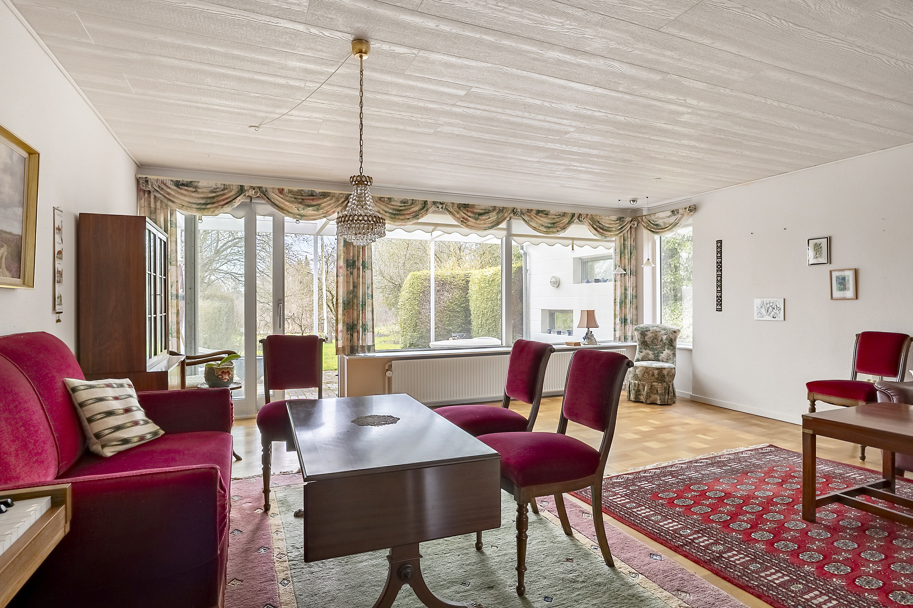 Fremhævet stue billede i fuldskærmstilstand. Billede af Thorsvej 32, 6100 Haderslev