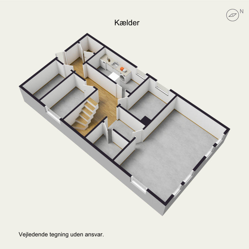 Plantegninger billede af Hvidehusvej 36, 3450 Allerød