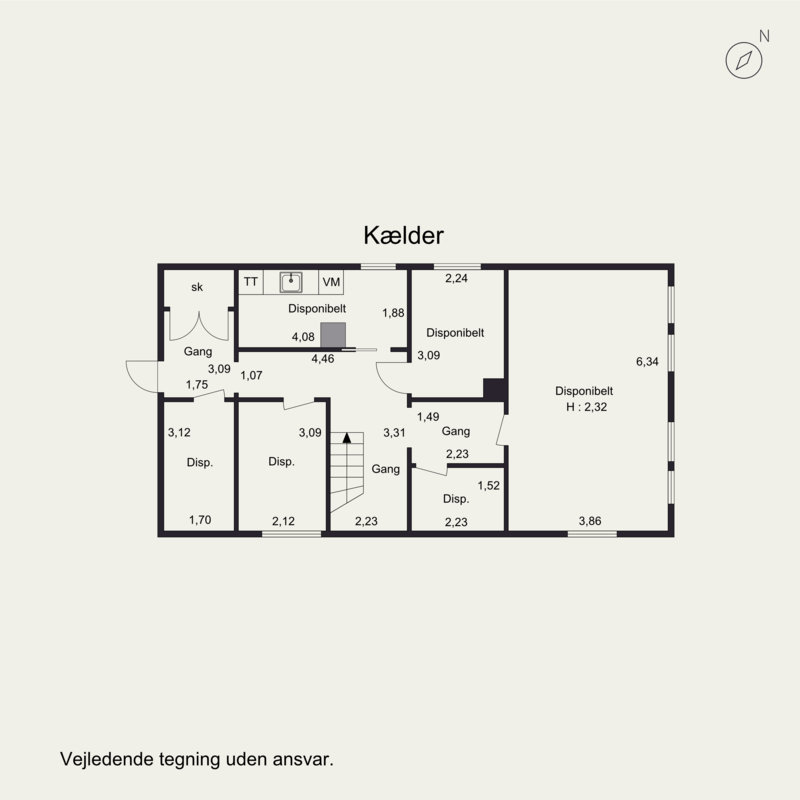 Plantegninger billede af Hvidehusvej 36, 3450 Allerød