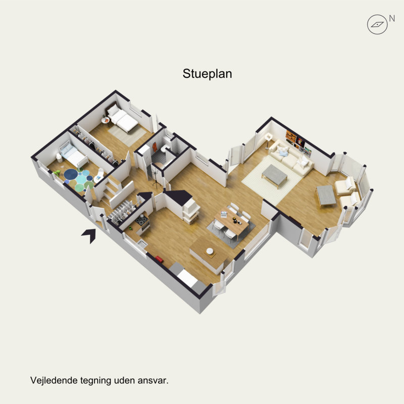 Plantegninger billede af Hvidehusvej 36, 3450 Allerød