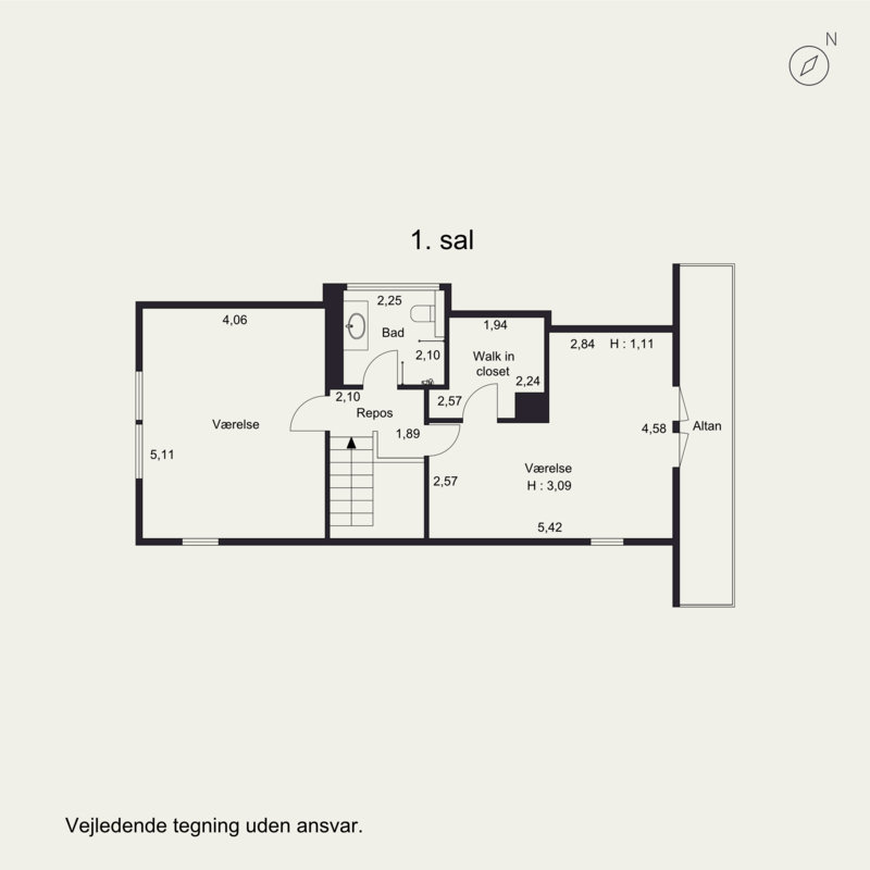Plantegninger billede af Hvidehusvej 36, 3450 Allerød