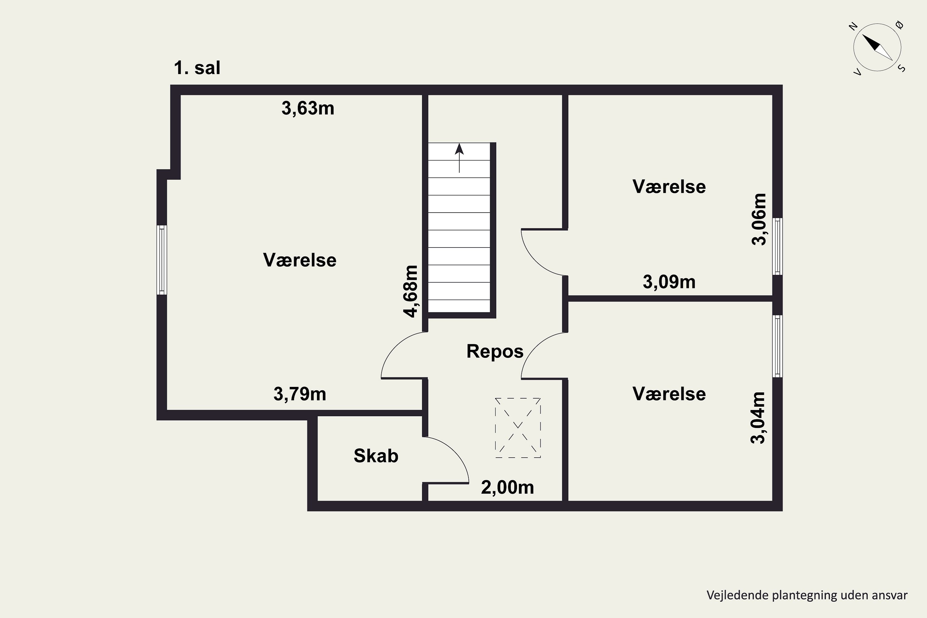 Plantegninger billede af Lillegade 2, 8950 Ørsted