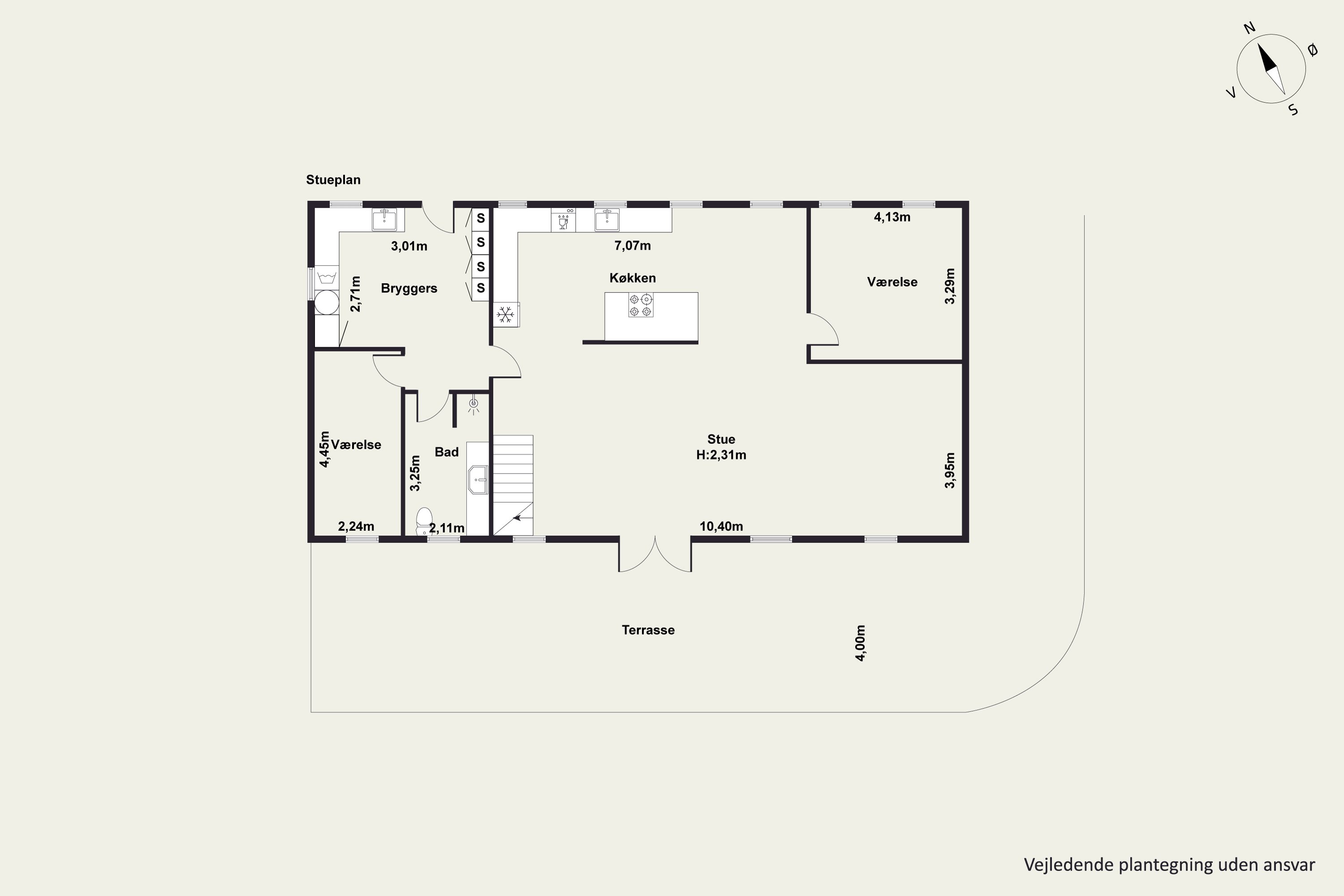 Plantegninger billede af Houvej 225, 9362 Gandrup
