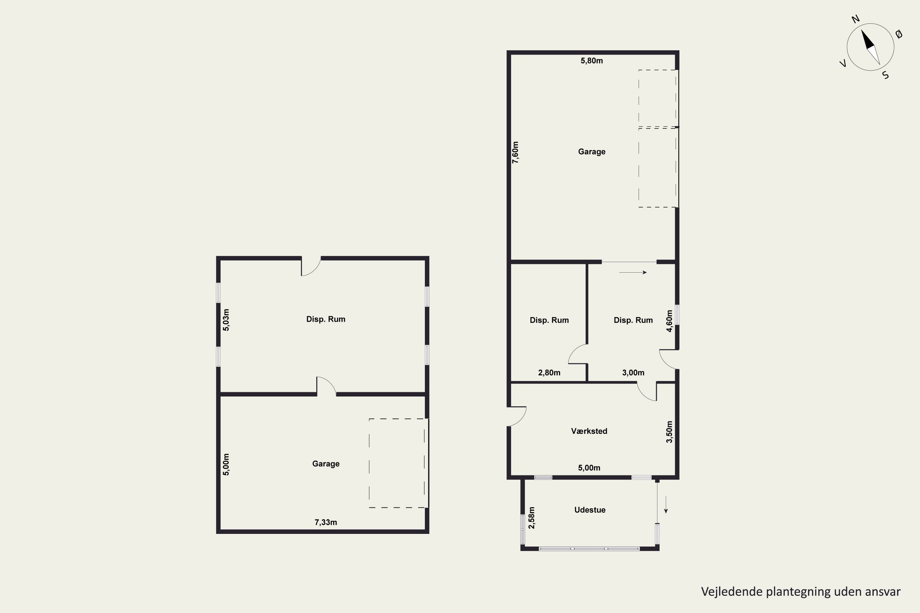 Plantegninger billede af Houvej 225, 9362 Gandrup