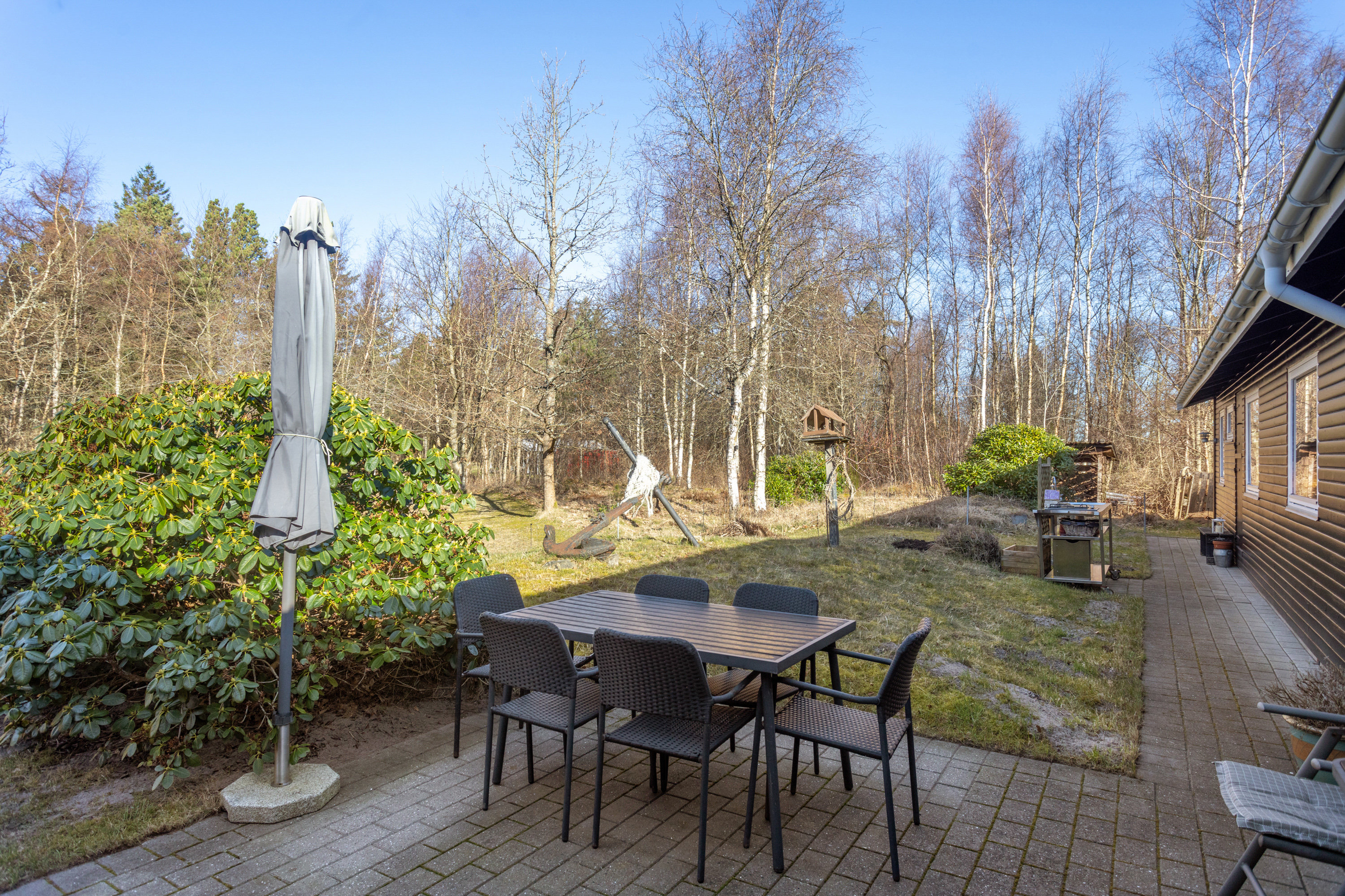 Fremhævet terrasse billede i fuldskærmstilstand. Billede af Lynglund 5, Lyngså, 9300 Sæby