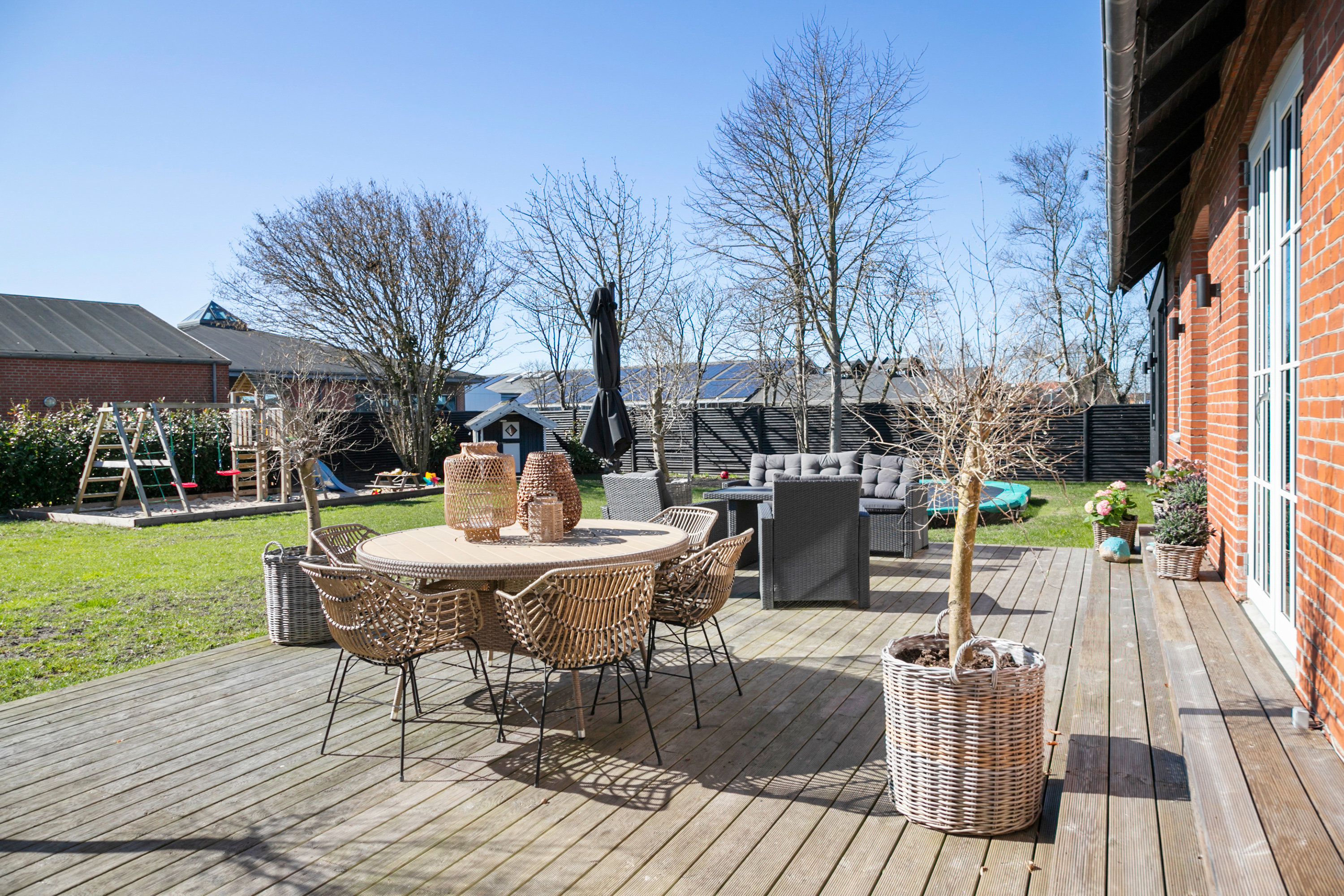 Fremhævet terrasse billede i fuldskærmstilstand. Billede af Kattedamsvej 32, 9440 Aabybro