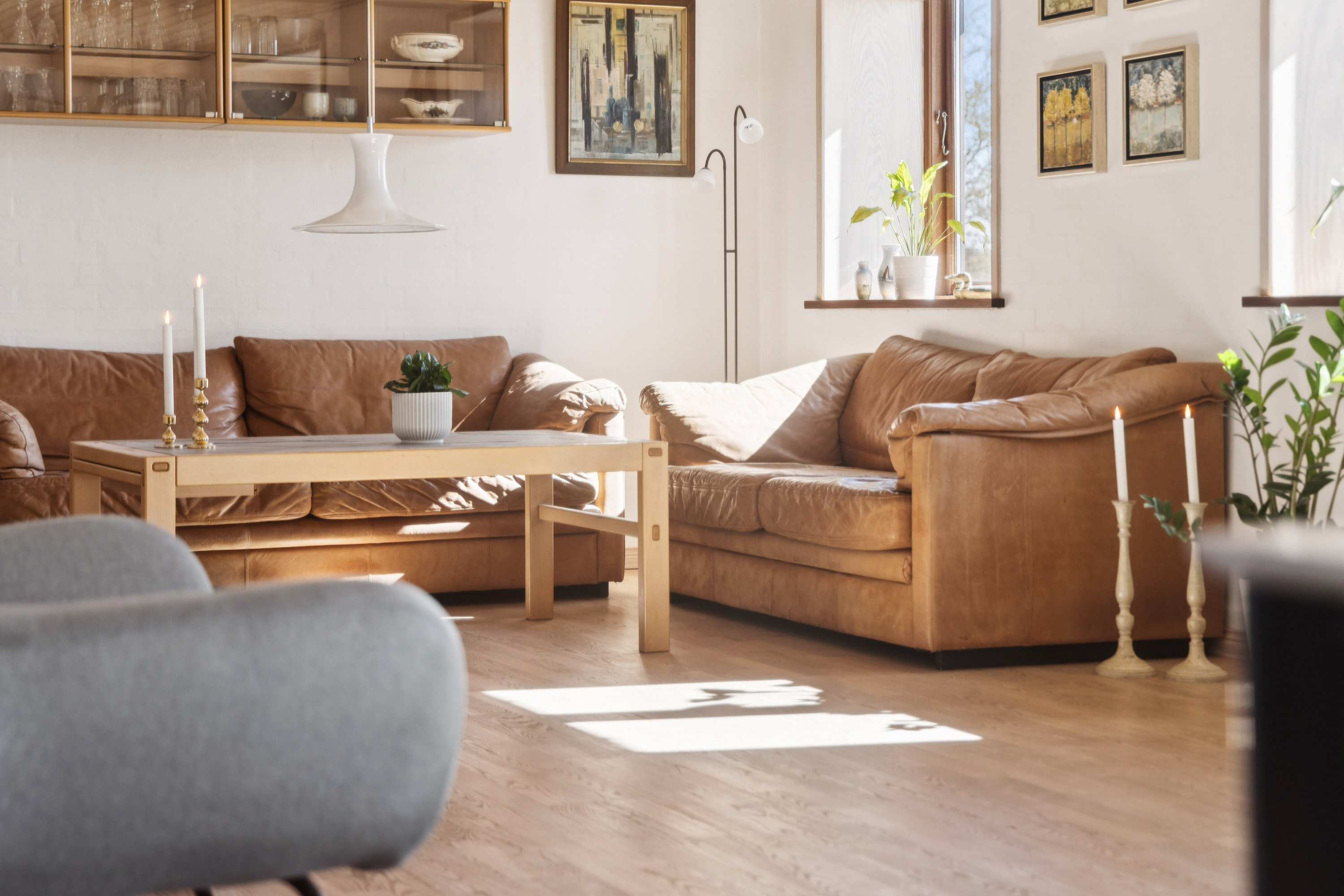 Fremhævet stue billede i fuldskærmstilstand. Billede af Houvej 225, 9362 Gandrup