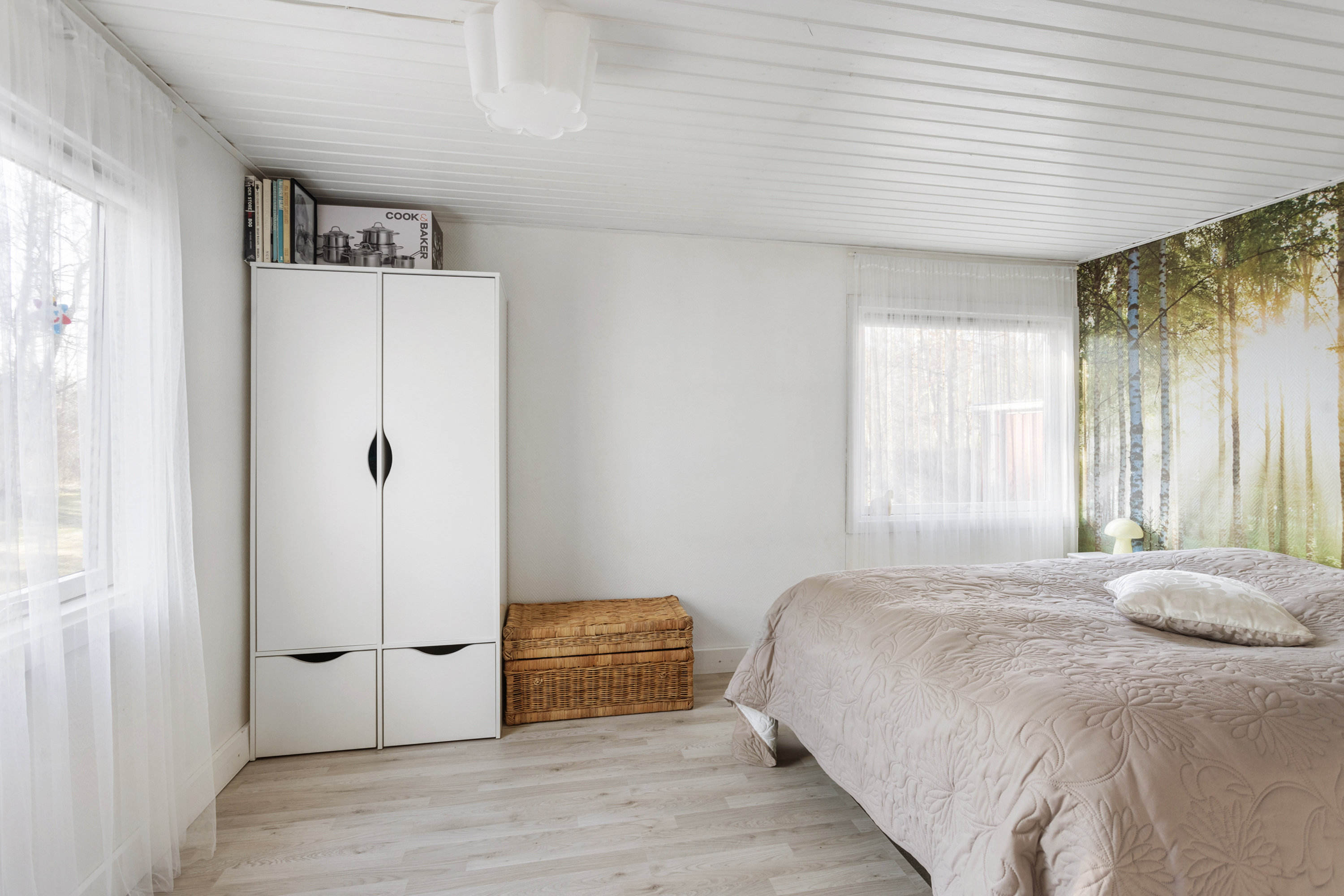 Fremhævet soveværelse billede i fuldskærmstilstand. Billede af Lynglund 5, Lyngså, 9300 Sæby